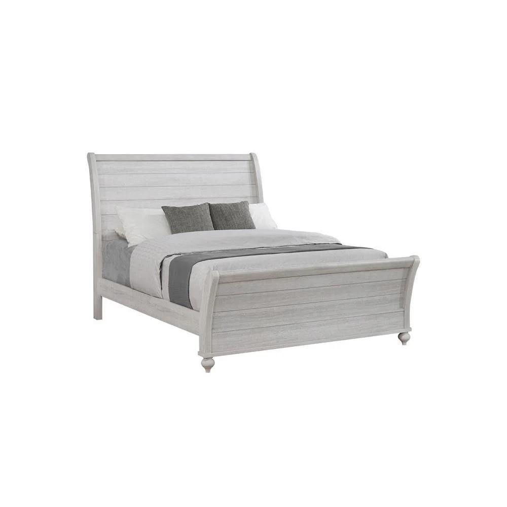 Stillwood Eastern King Sleigh Panel Bed - White - Image 3