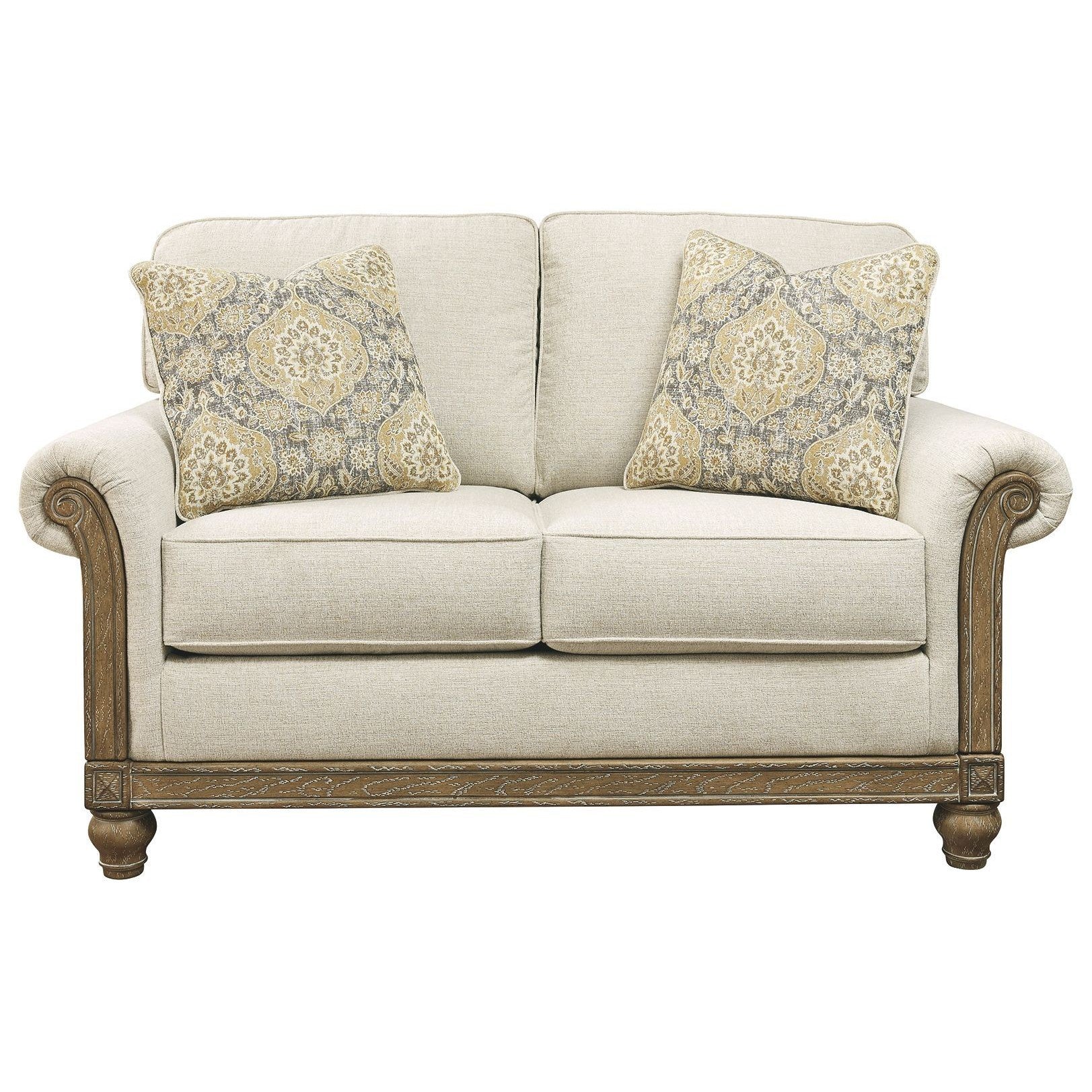 Stoneleigh - Alabaster - Loveseat - Image 9