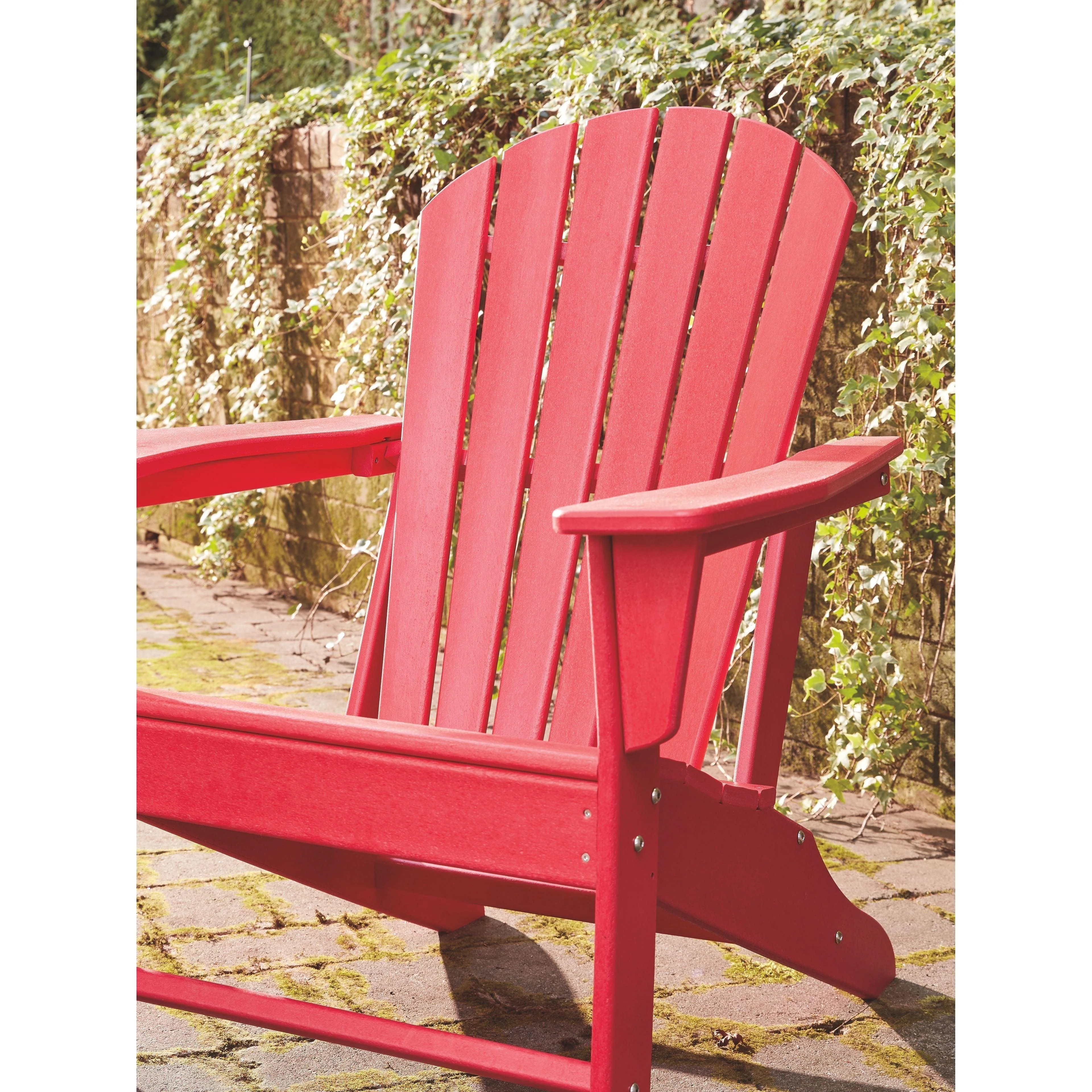 Ashley Sundown Treasure Adirondack Chair in Red - Image 11