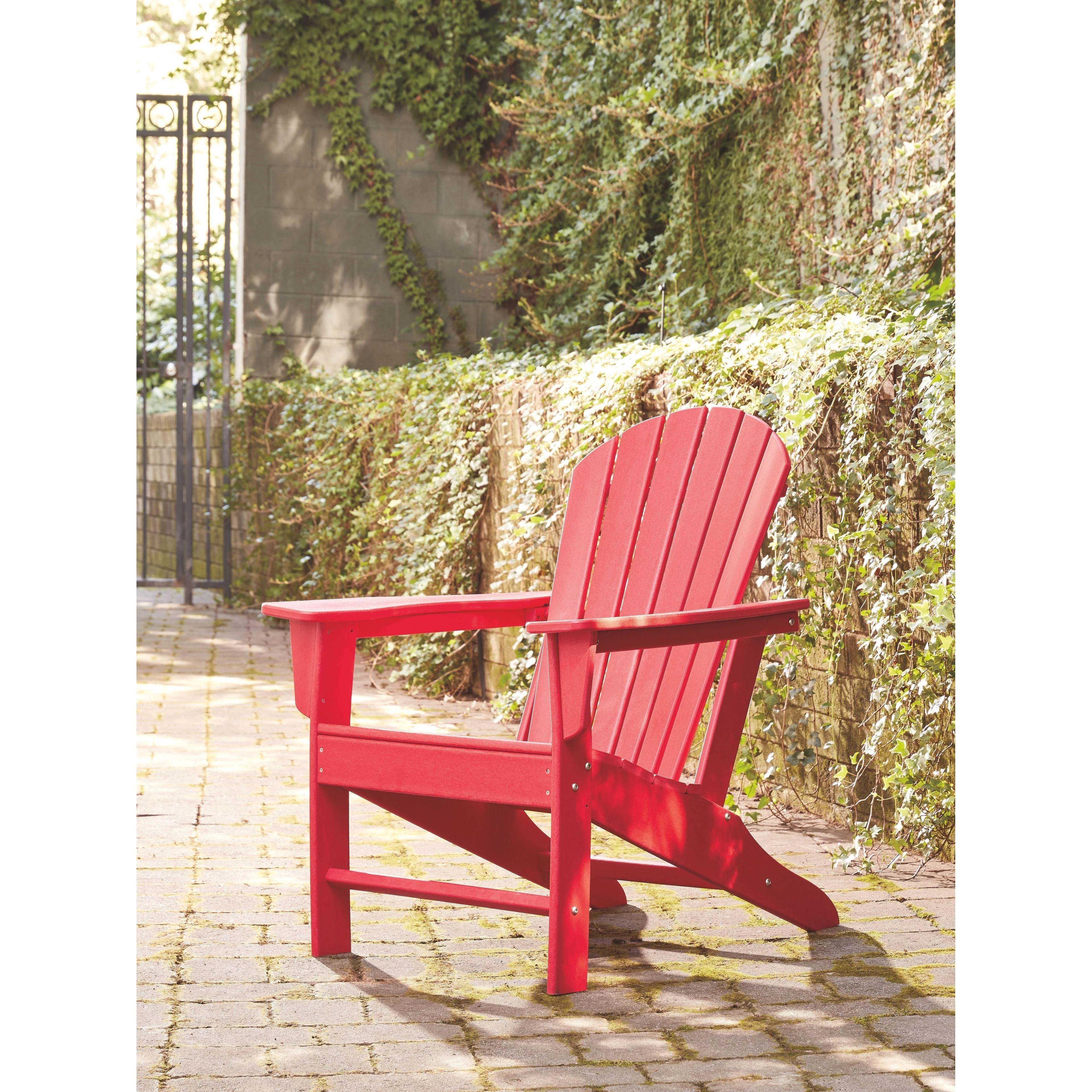 Ashley Sundown Treasure Adirondack Chair in Red - Image 19