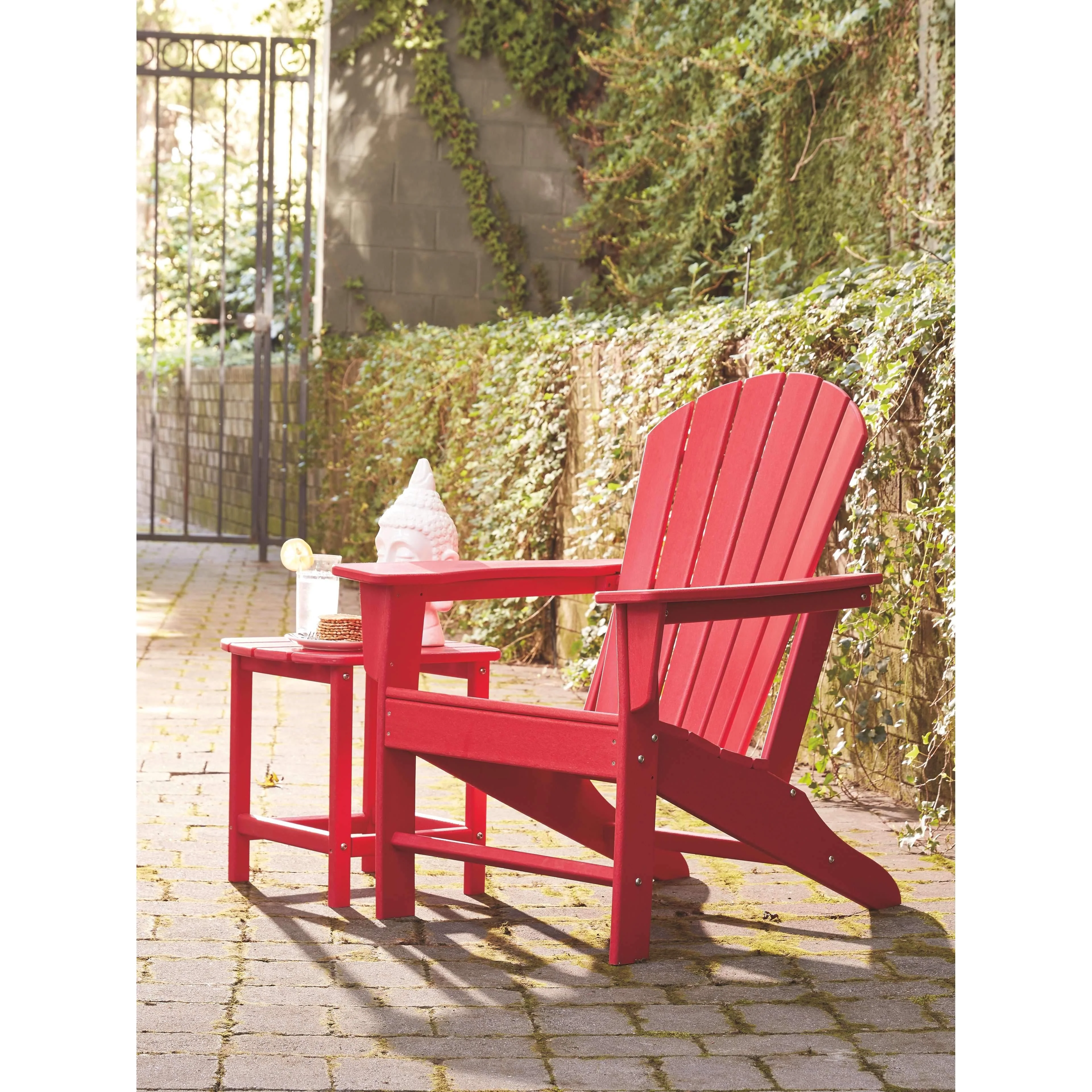 Ashley Sundown Treasure Adirondack Chair in Red - Image 21