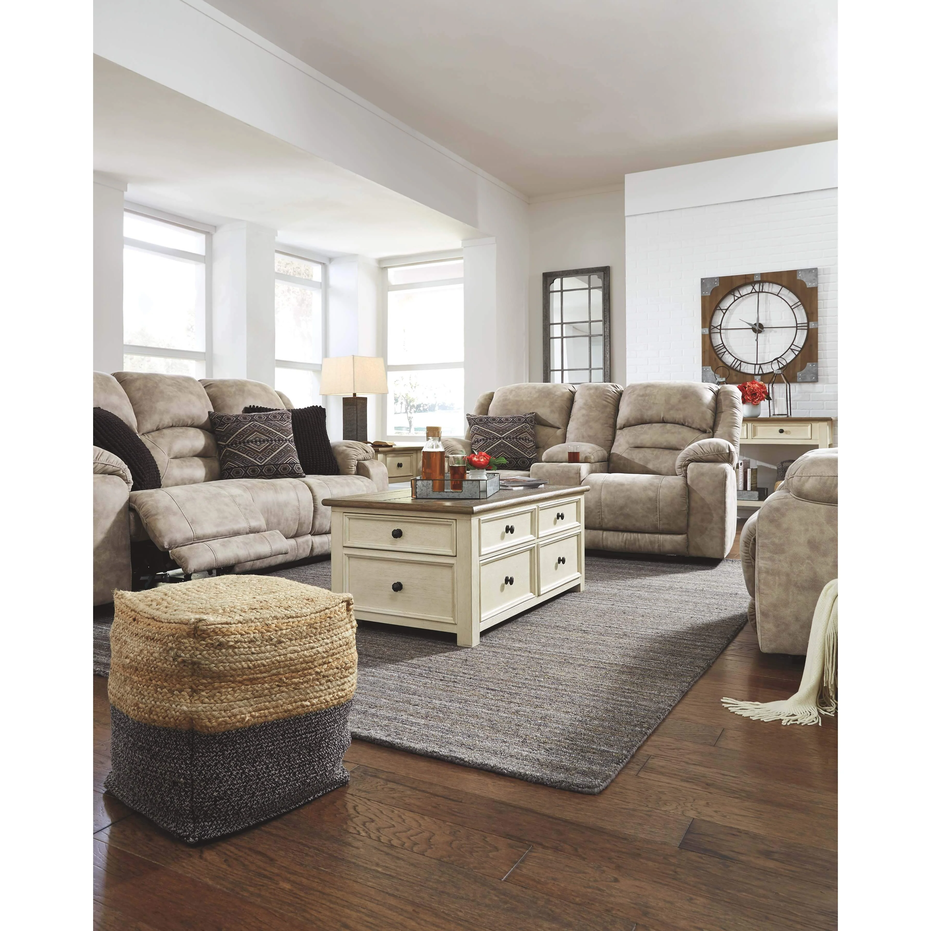 Sweed - Natural/black - Pouf - Rectangular - Image 5