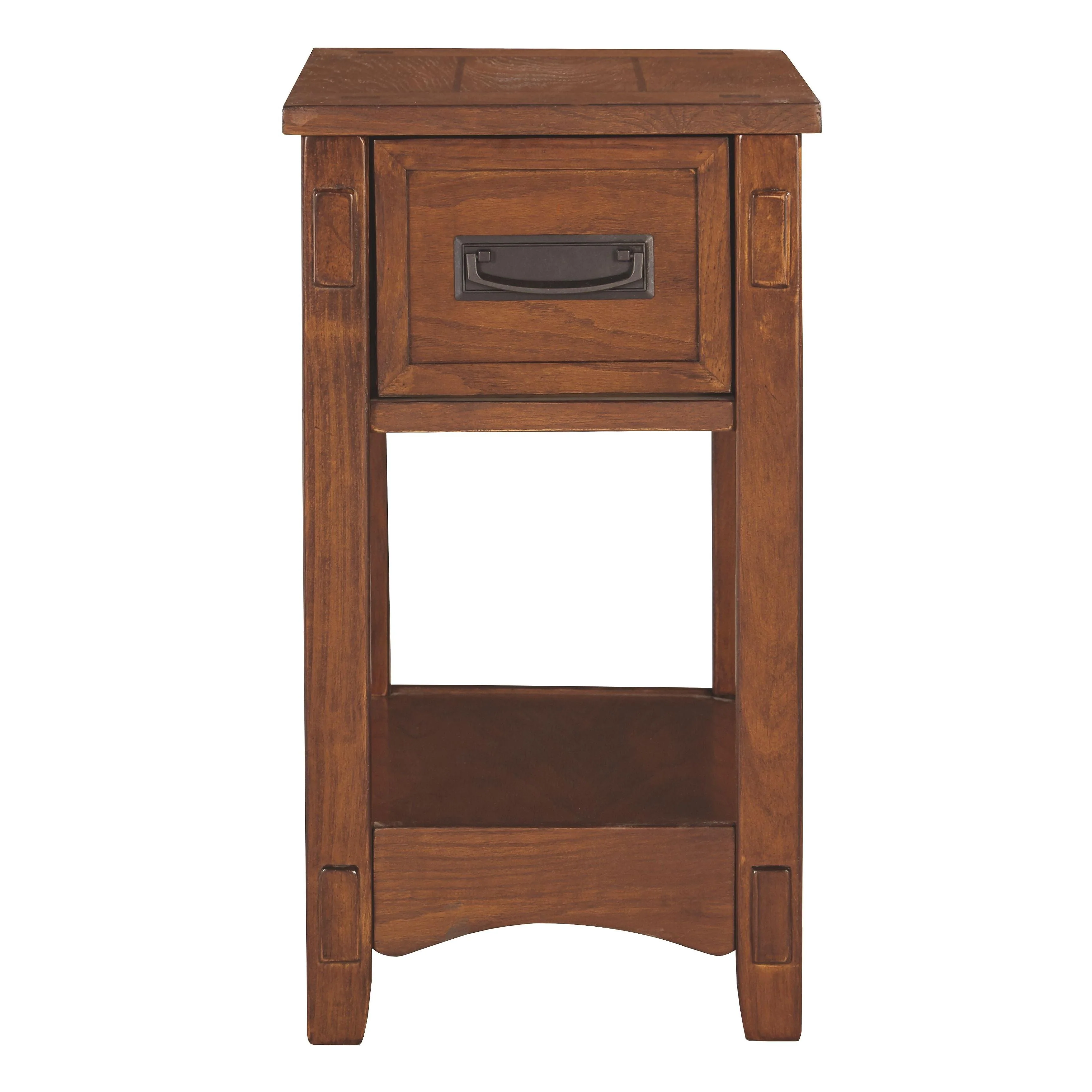 Ashley Breegin Chair Side End Table in Brown w/1 Handle Drawer - Image 15