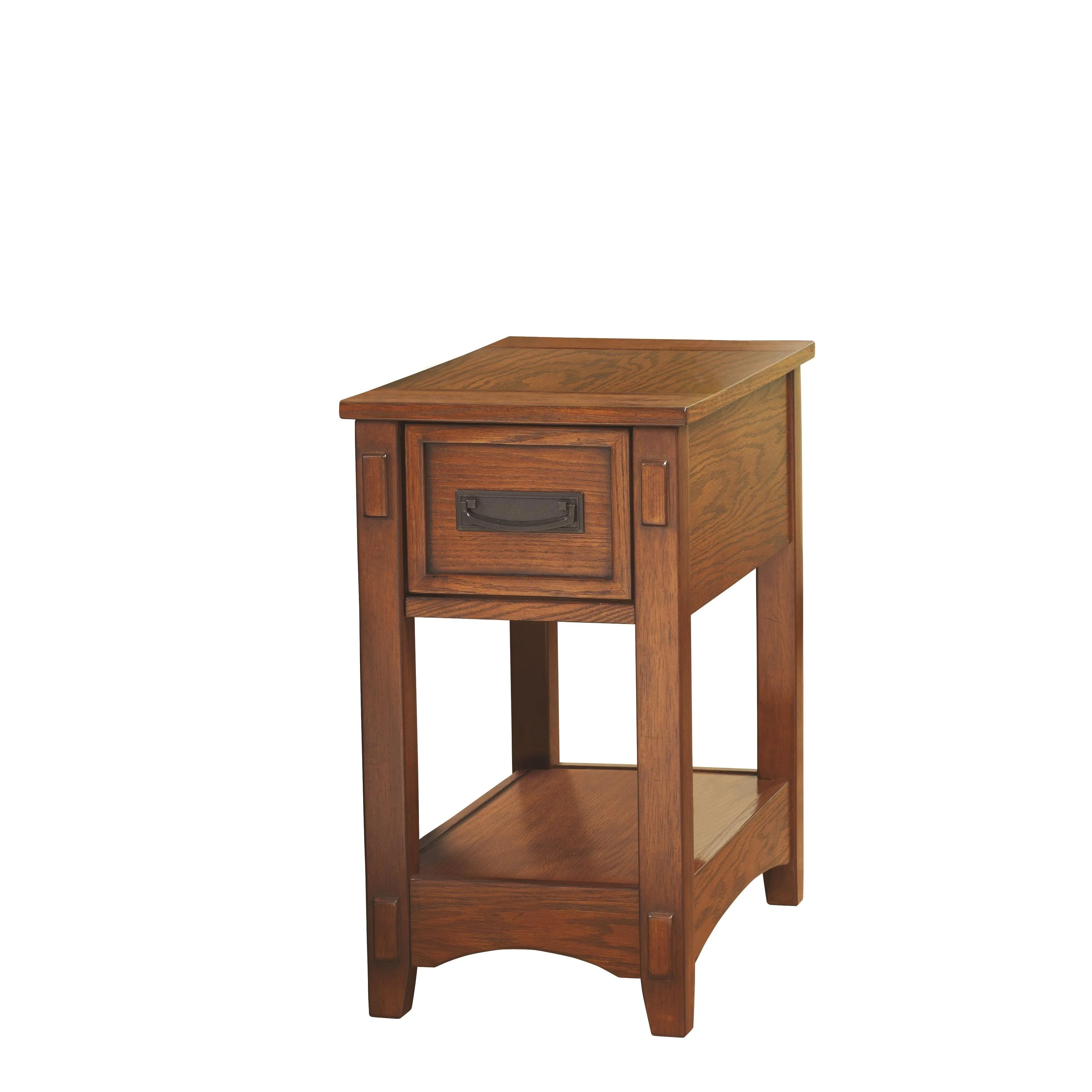 Ashley Breegin Chair Side End Table in Brown w/1 Handle Drawer - Image 44