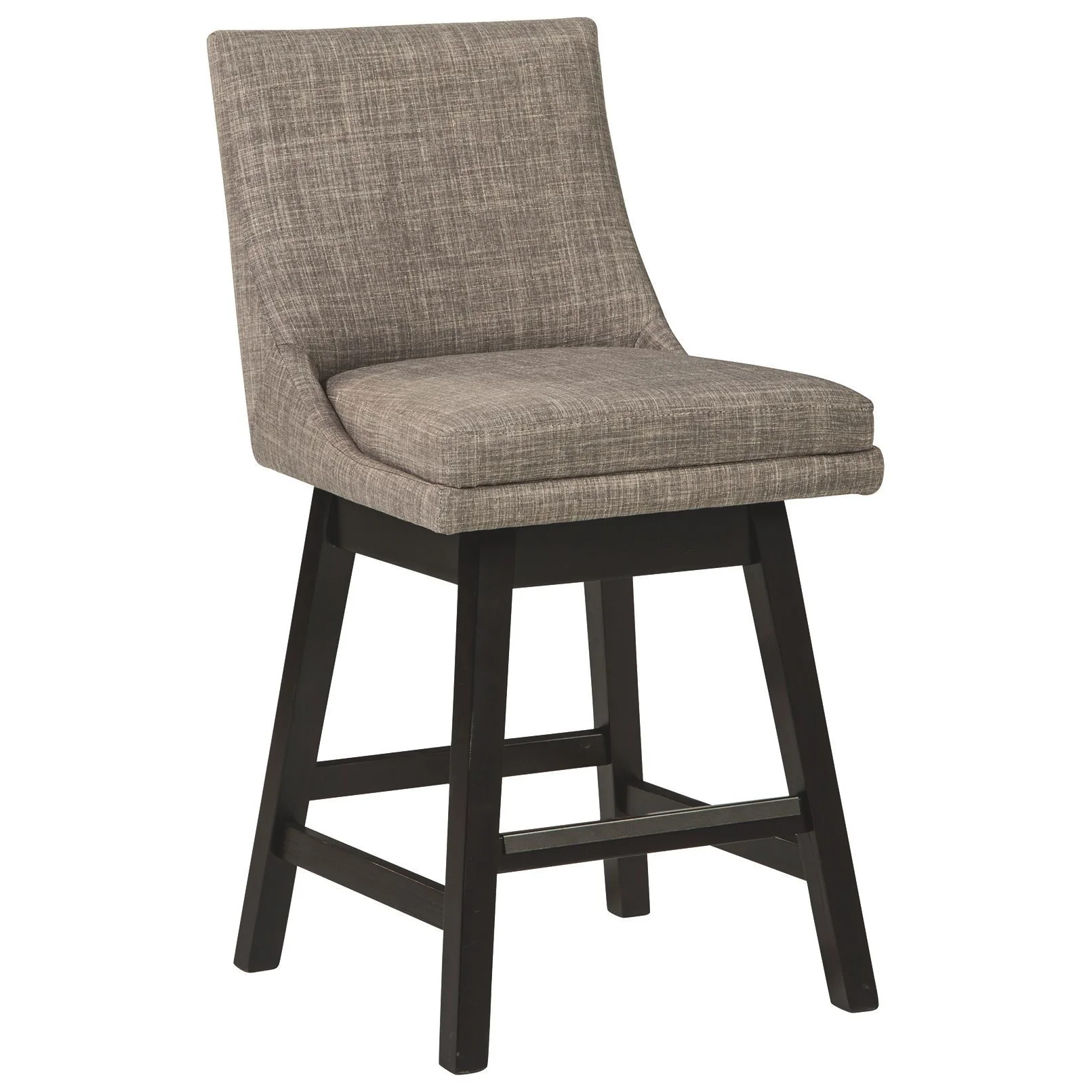 Tallenger - Light Gray - Uph Swivel Barstool (2/cn) - Image 3