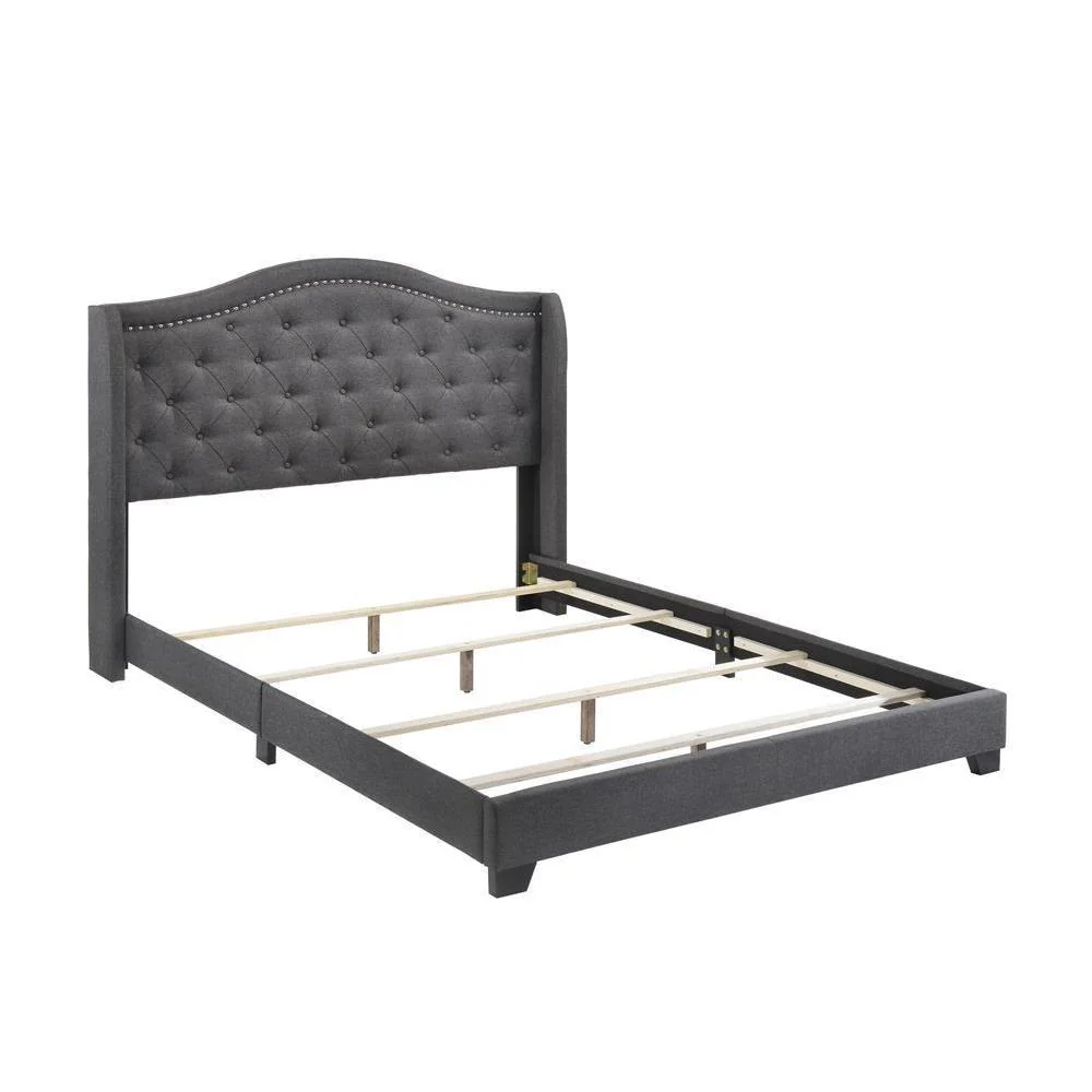 Tamarac - Upholstered Bed - Queen Bed - Grey - Image 3