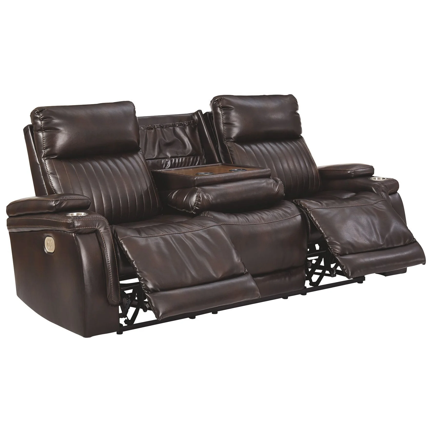 Team - Chocolate - Pwr Rec Sofa With Adj Headrest - Image 12