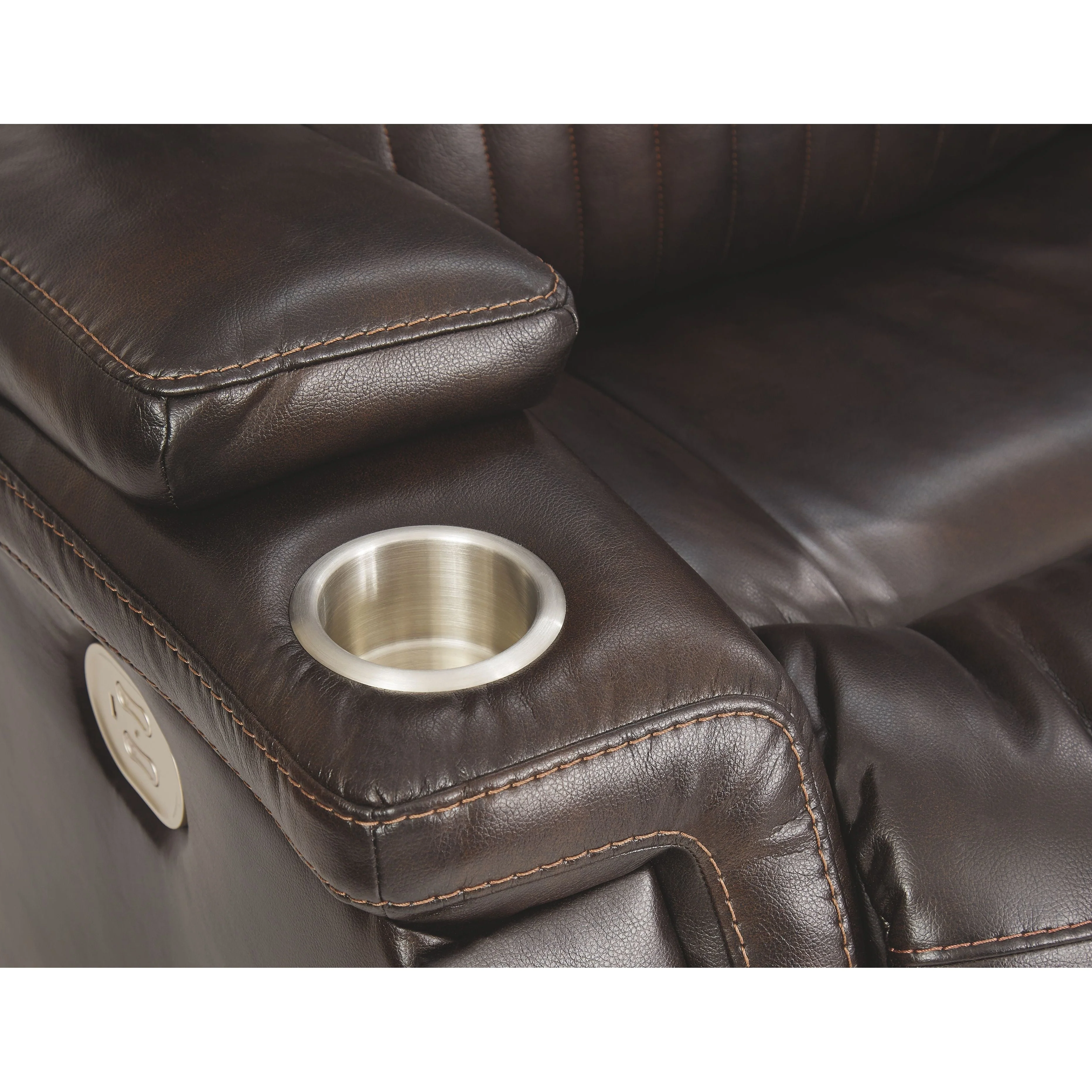 Team - Chocolate - Pwr Rec Sofa With Adj Headrest - Image 17