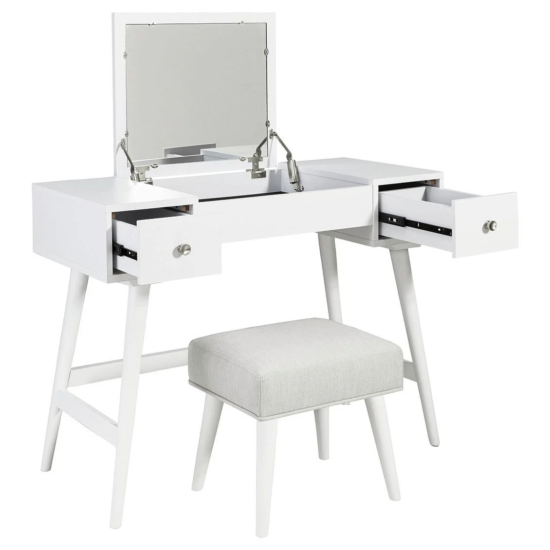 Thadamere - White - Vanity/uph Stool (2/cn) - Image 2