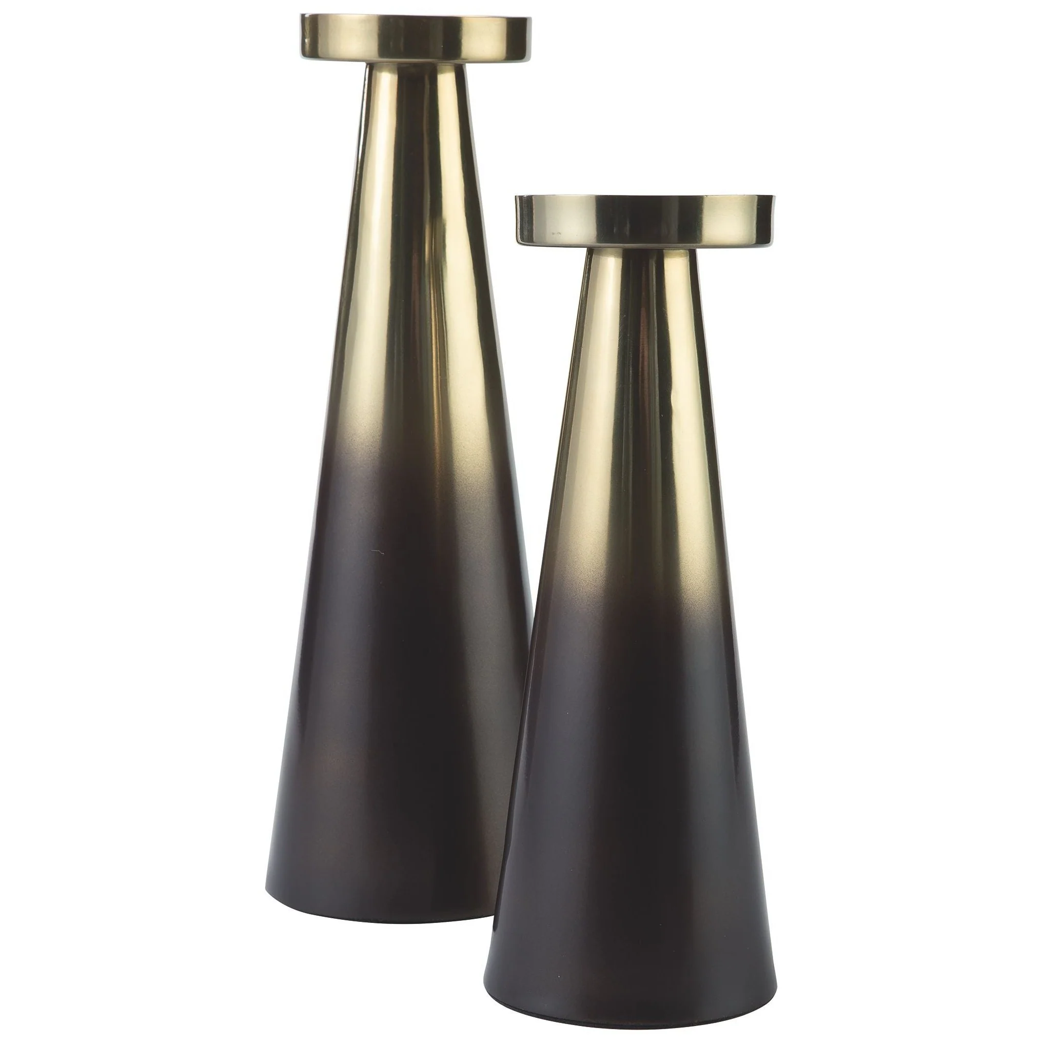 Theseus - Gold Finish/brown - Candle Holder Set (2/cn) - Image 4