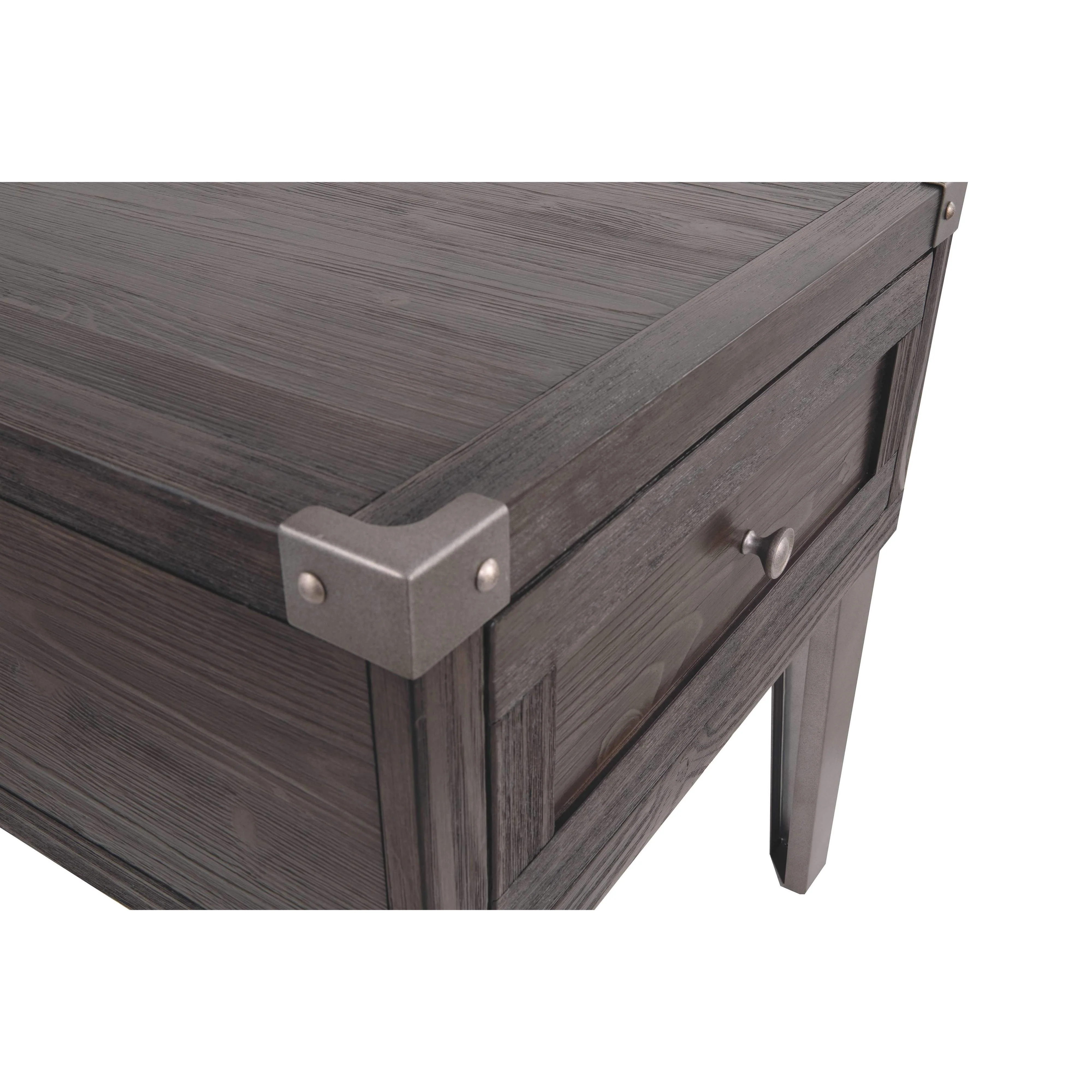 Todoe - Gray Dark - Rectangular End Table - Image 11