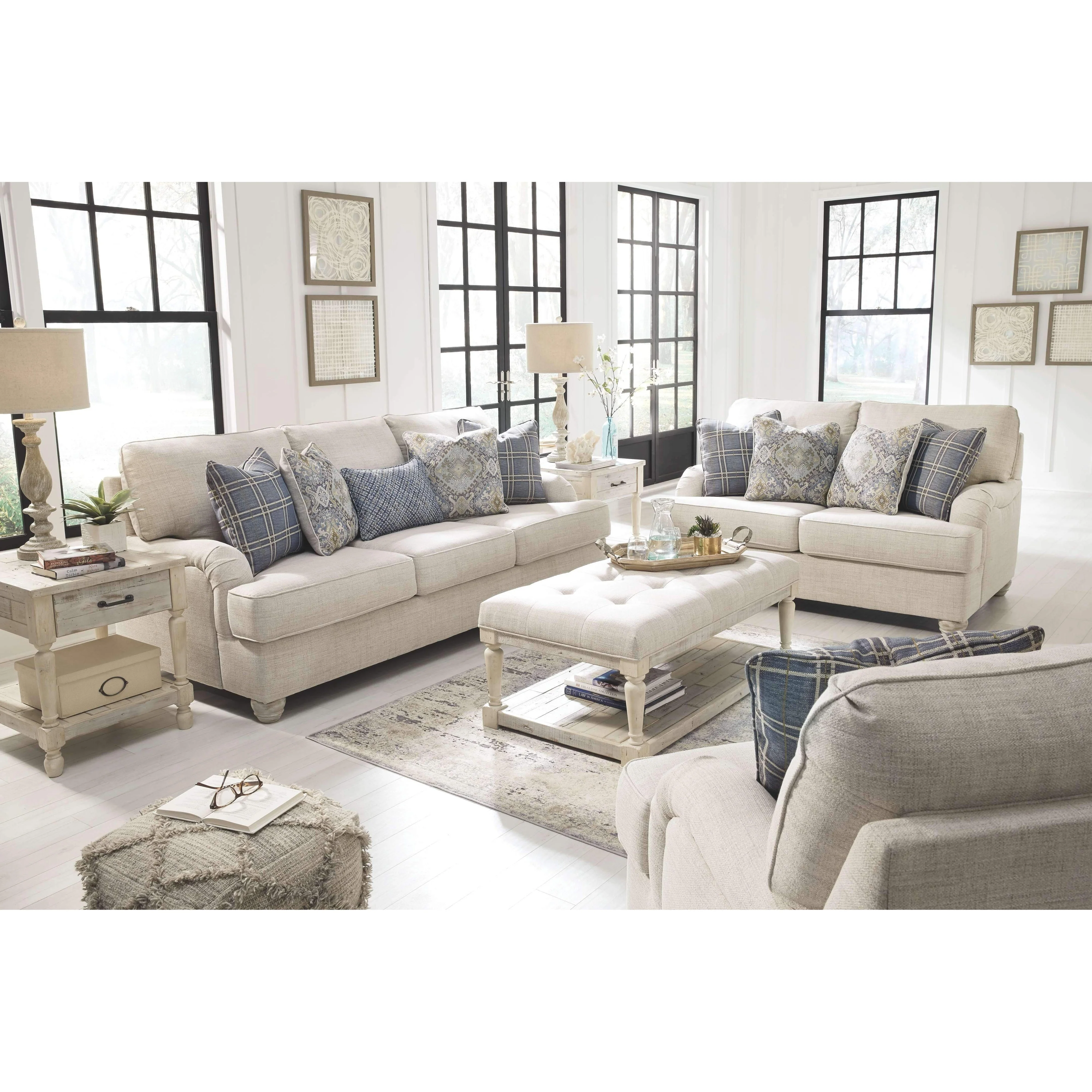 Traemore - Linen - Queen Sofa Sleeper - Image 10