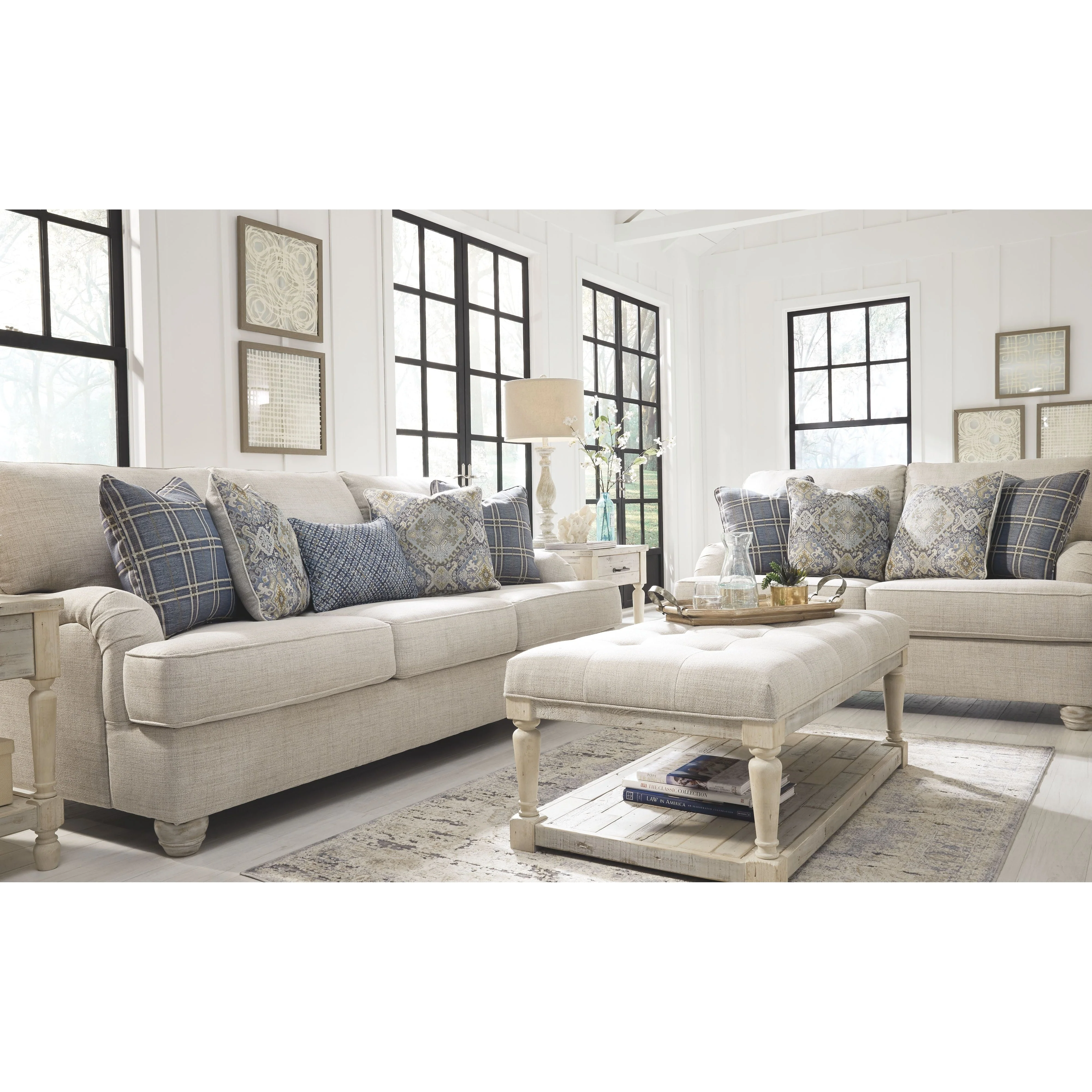 Traemore - Linen - Queen Sofa Sleeper - Image 11