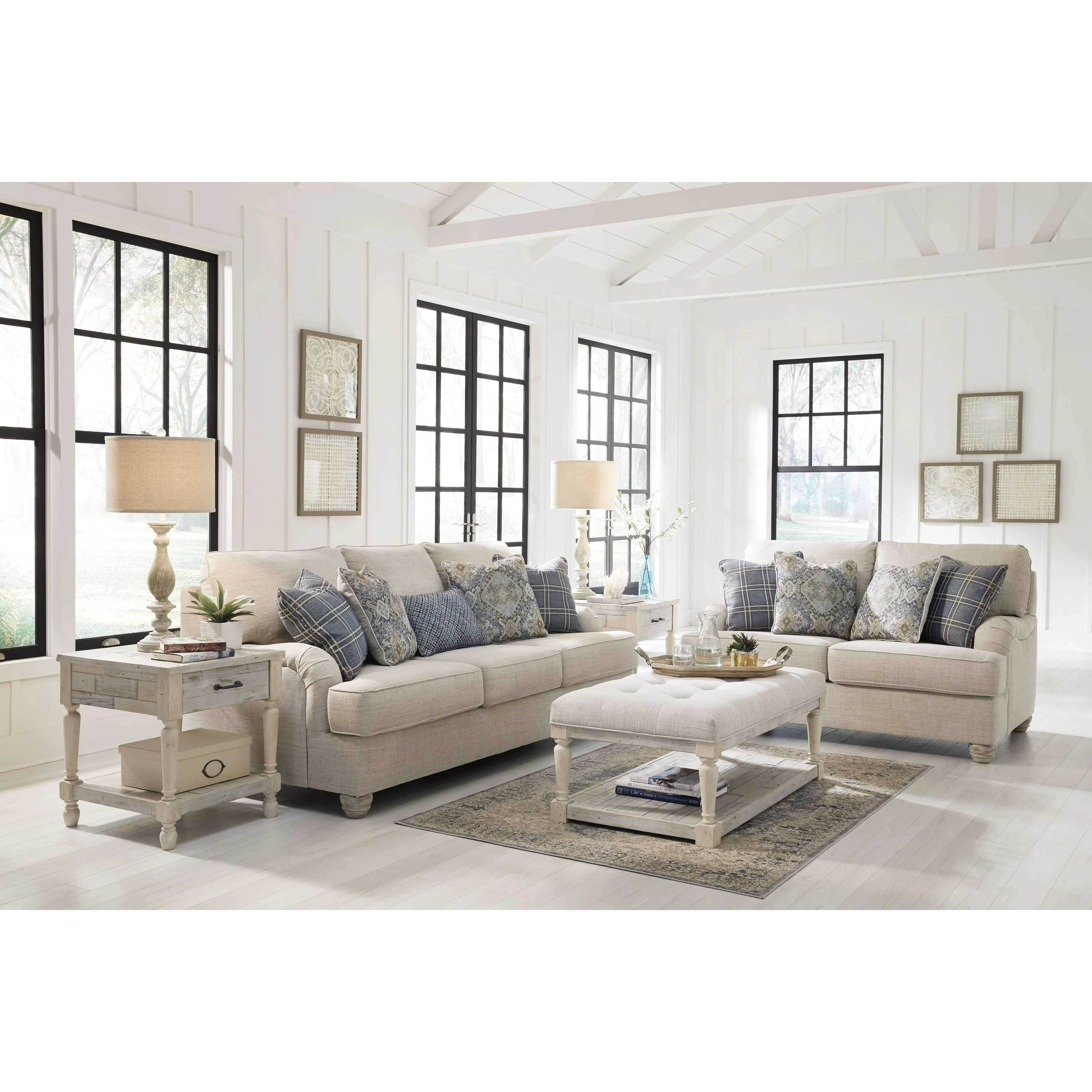 Traemore - Linen - Queen Sofa Sleeper - Image 19