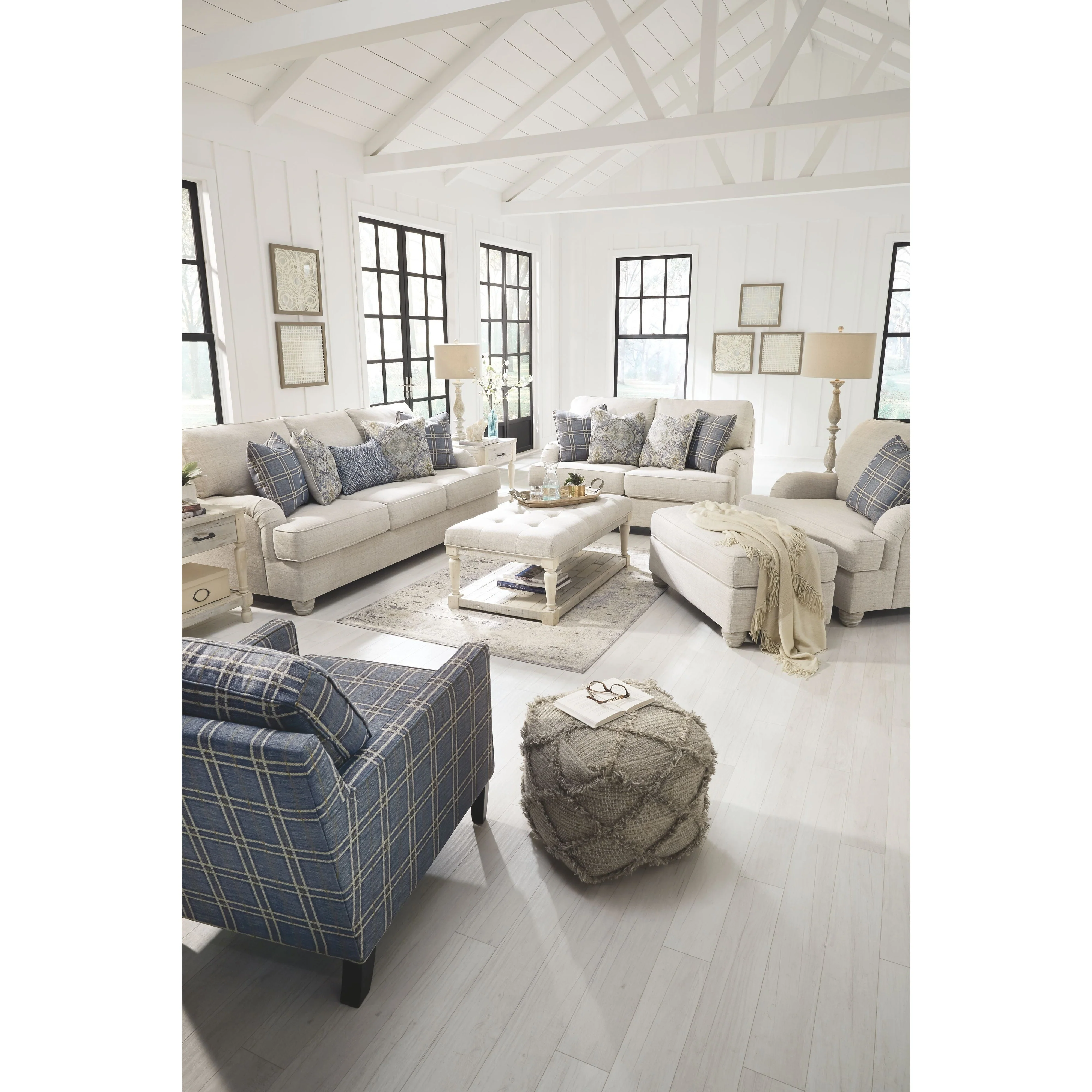 Traemore - Linen - Queen Sofa Sleeper - Image 39