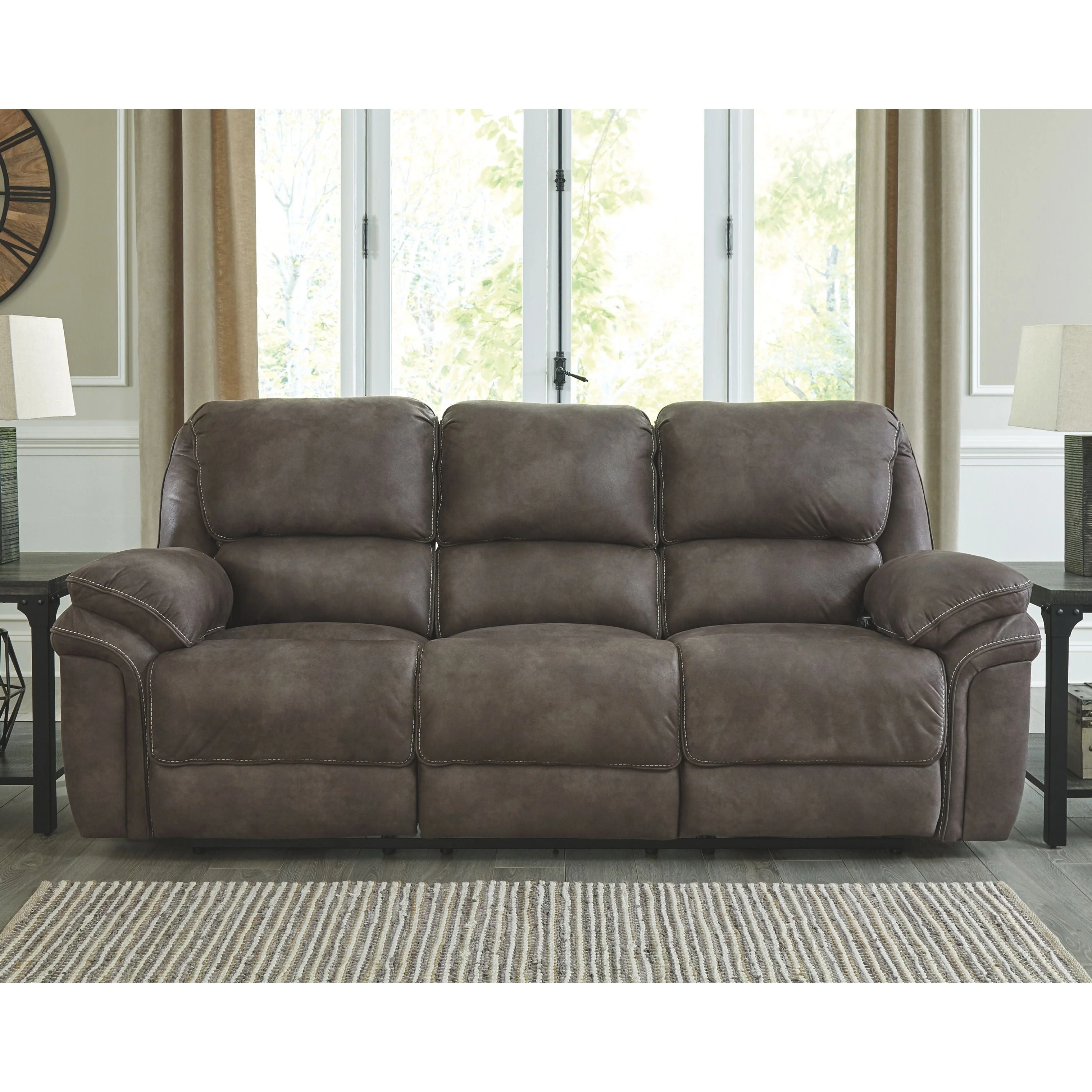Trementon - Graphite - Reclining Power Sofa - Image 11