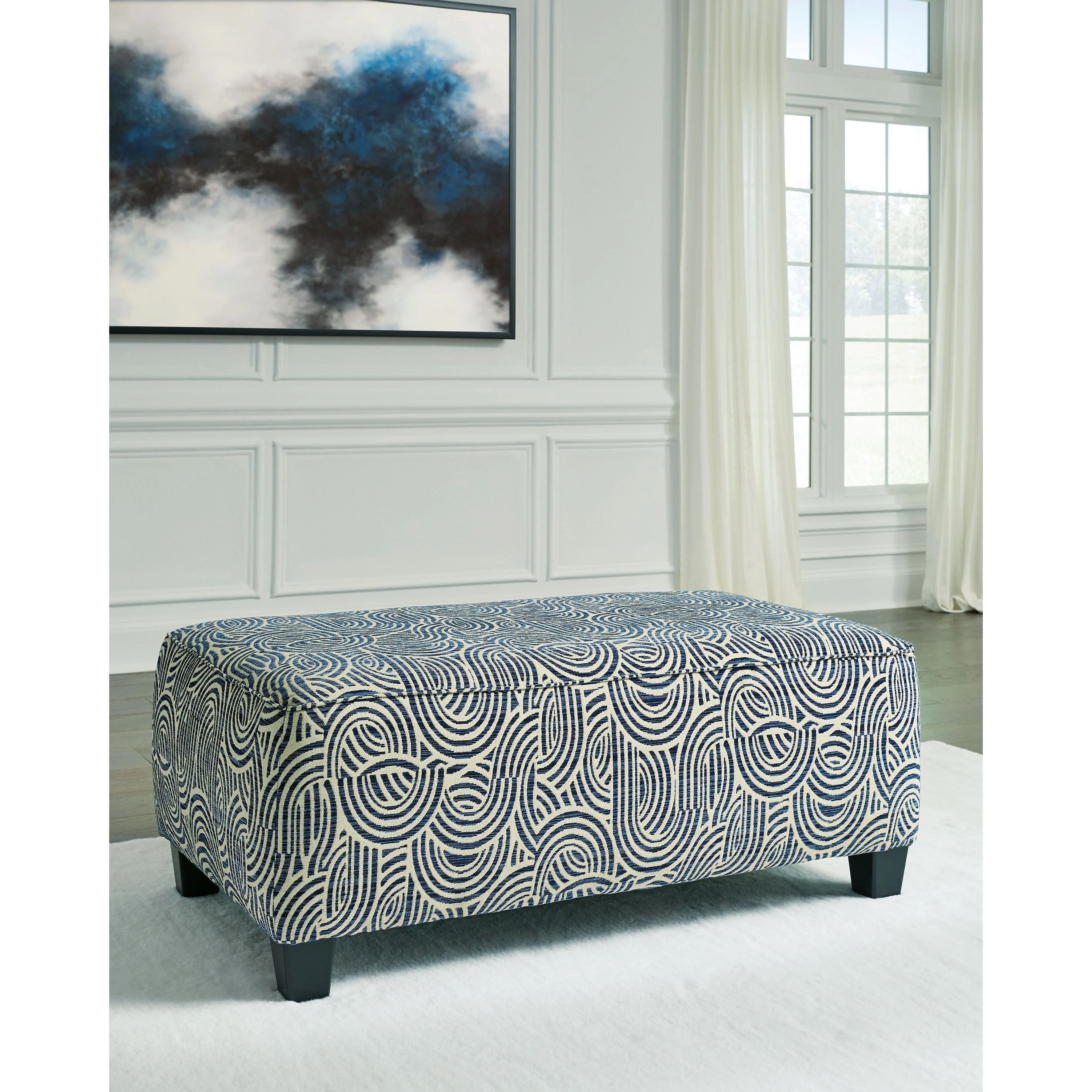 Trendle - Ink - Oversized Accent Ottoman - Image 12