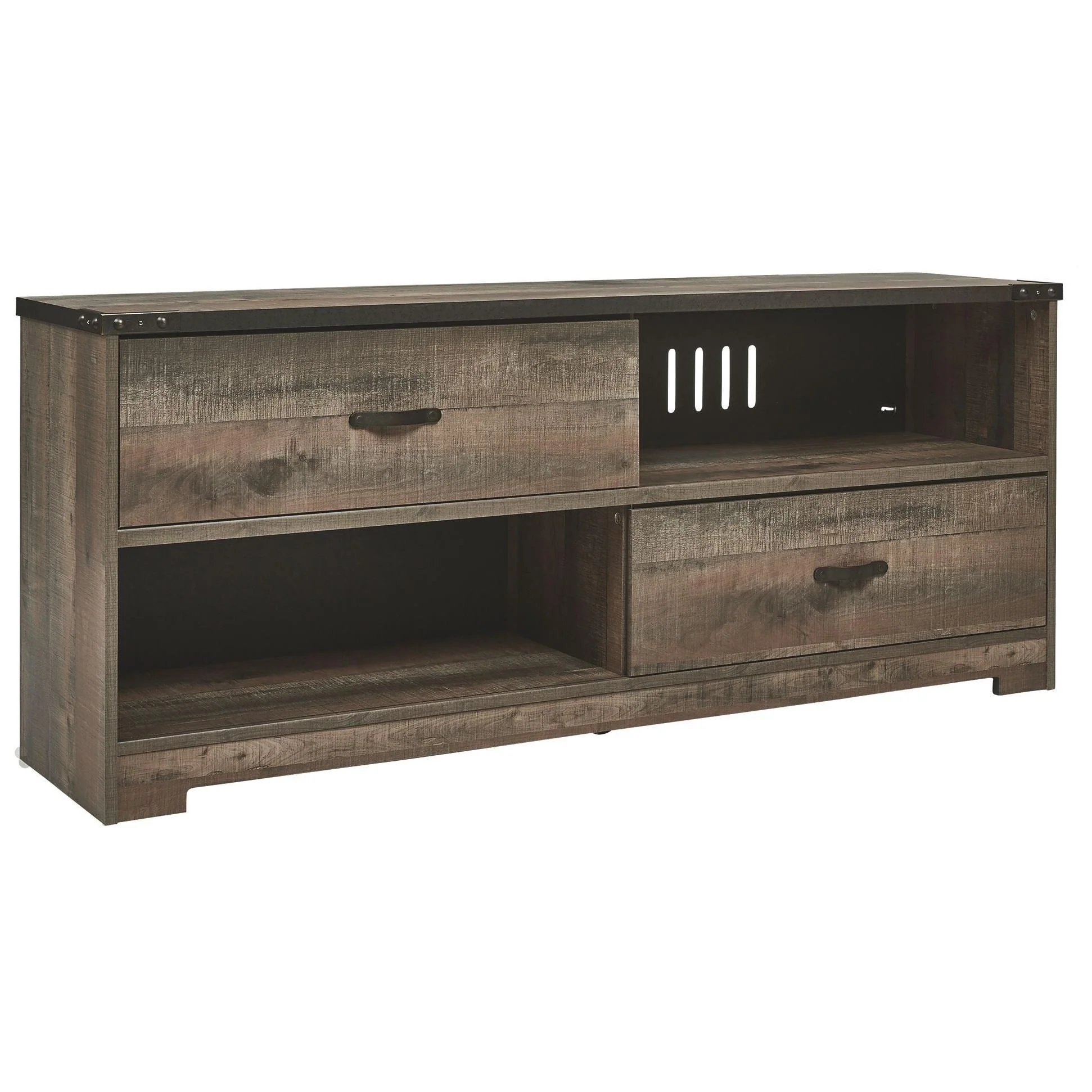 Trinell - Brown - Large Tv Stand