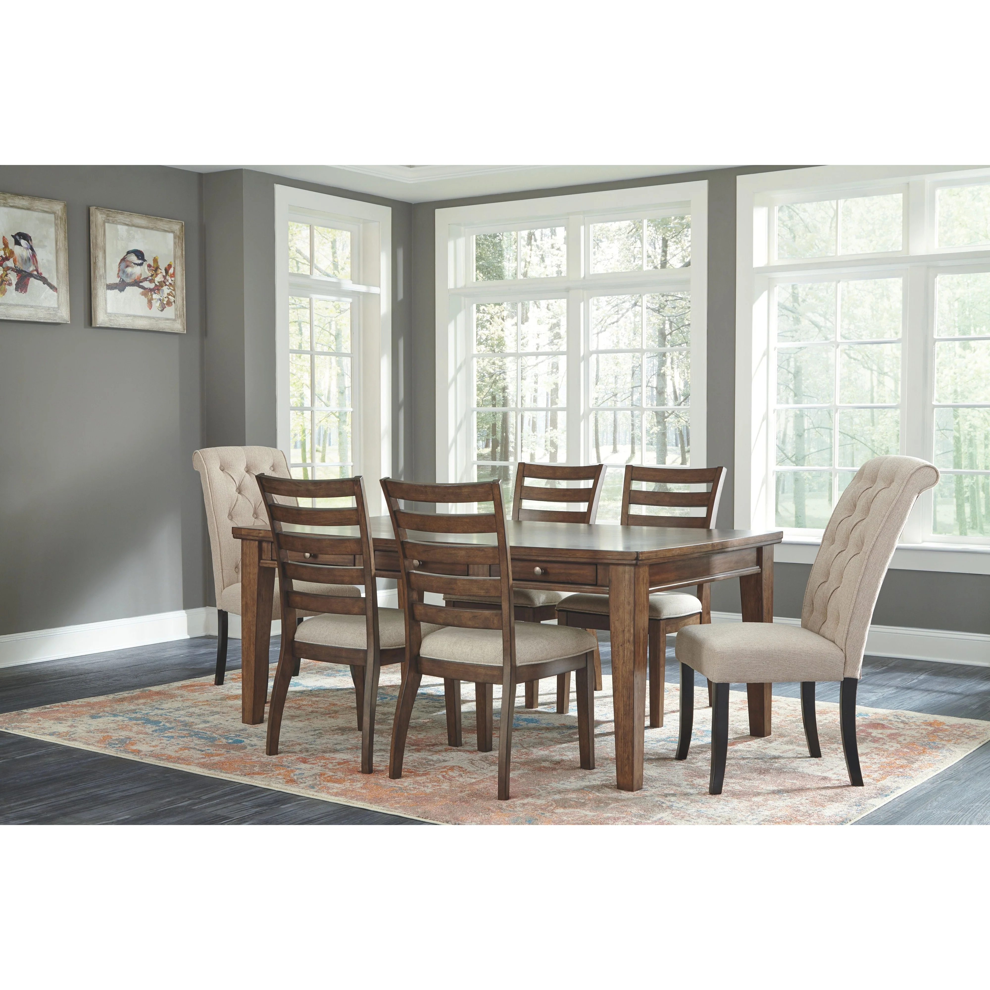 Tripton - Linen - Dining Uph Side Chair (2/cn) - Image 11