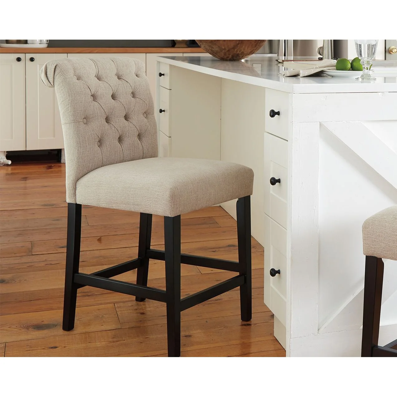 Tripton - Linen - Upholstered Barstool (2/cn) - Image 6