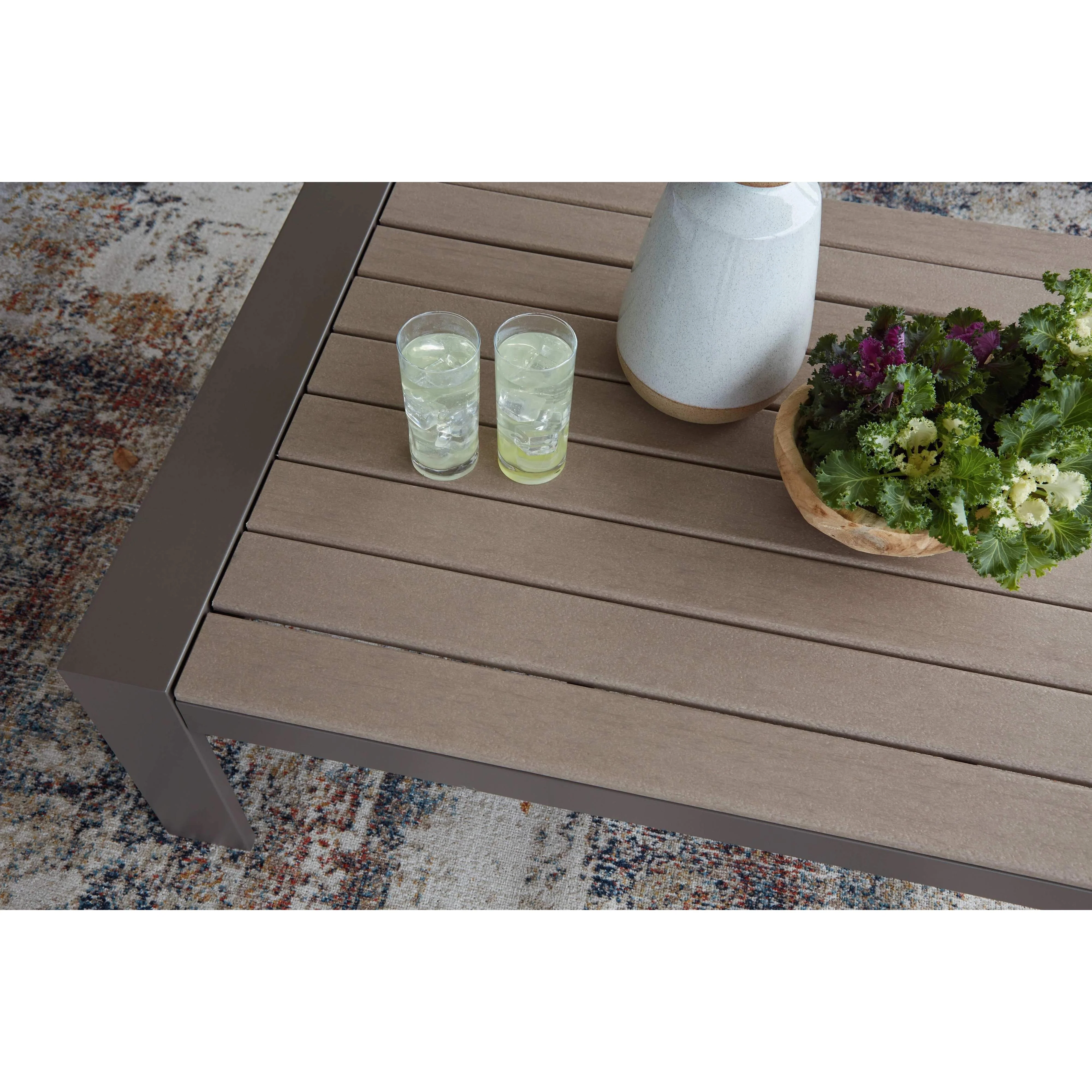 Tropicava - Taupe - Rectangular Cocktail Table - Image 6