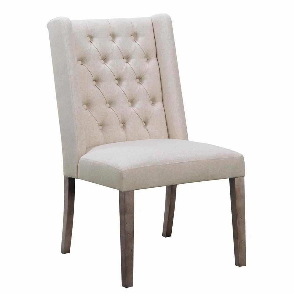 Tufted Side Chair (set Of 2) - Brown - Image 11