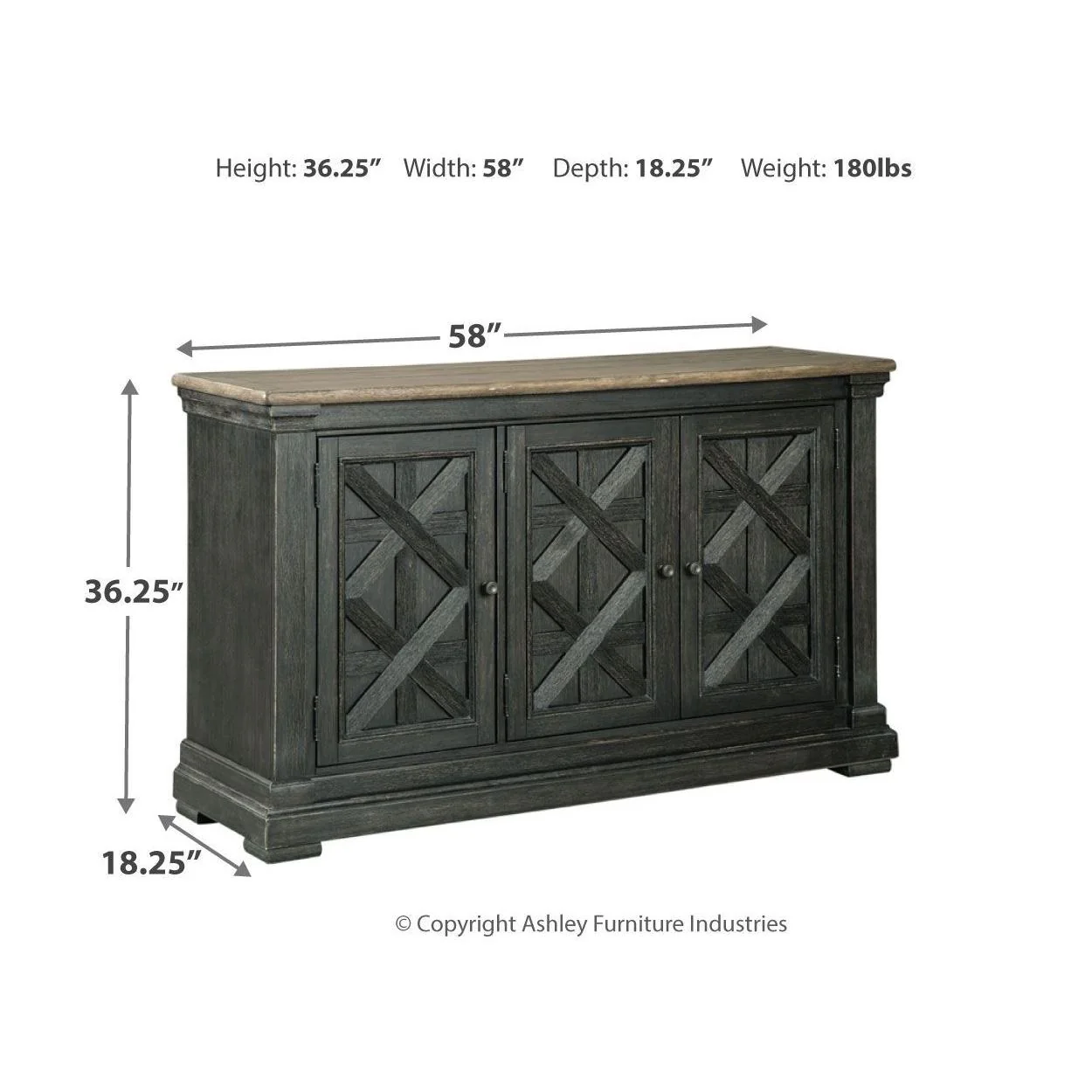 Tyler - Black/gray - Dining Room Server - Image 4