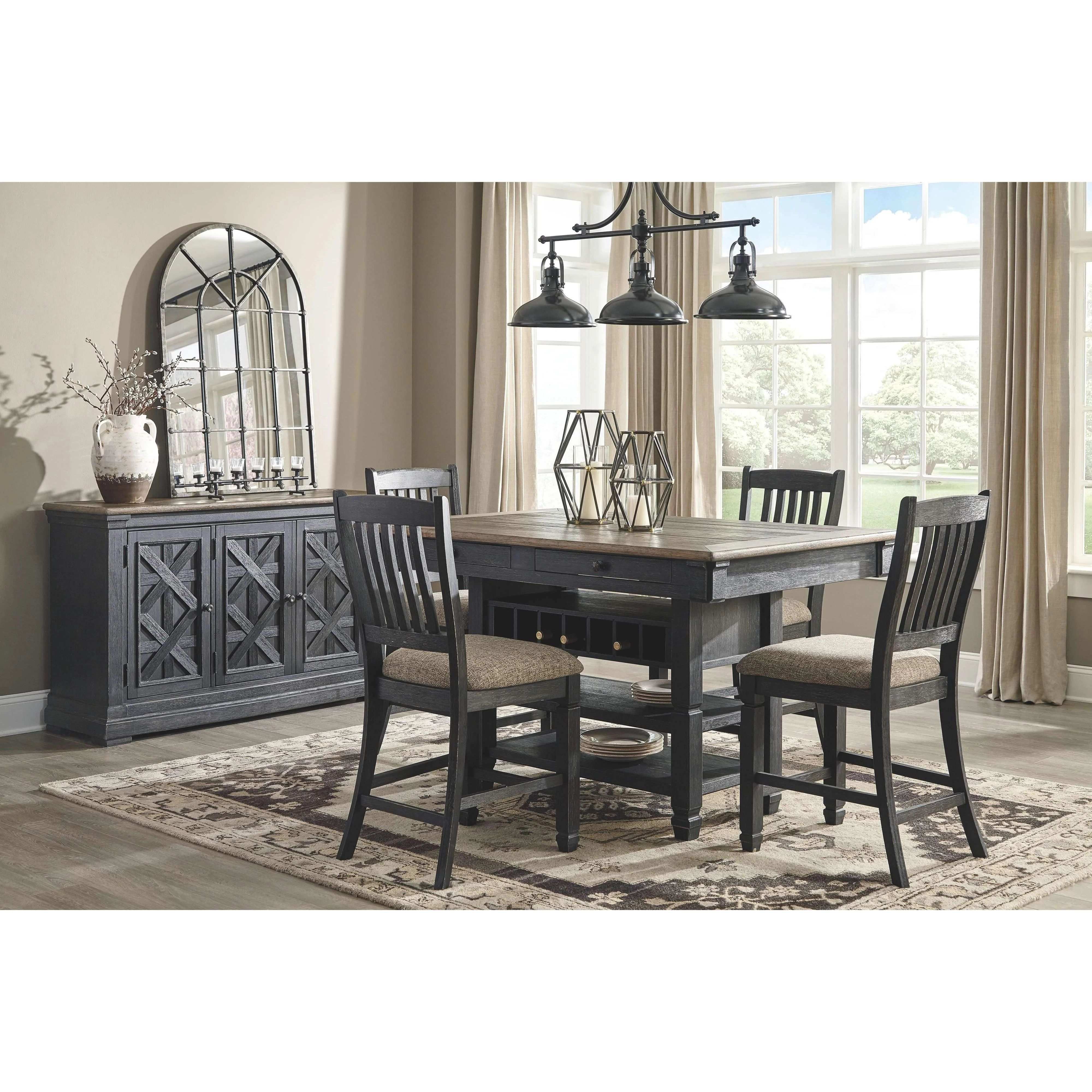 Tyler - Black/grayish Brown - Counter Height Bar Stool (set Of 2) - Image 9