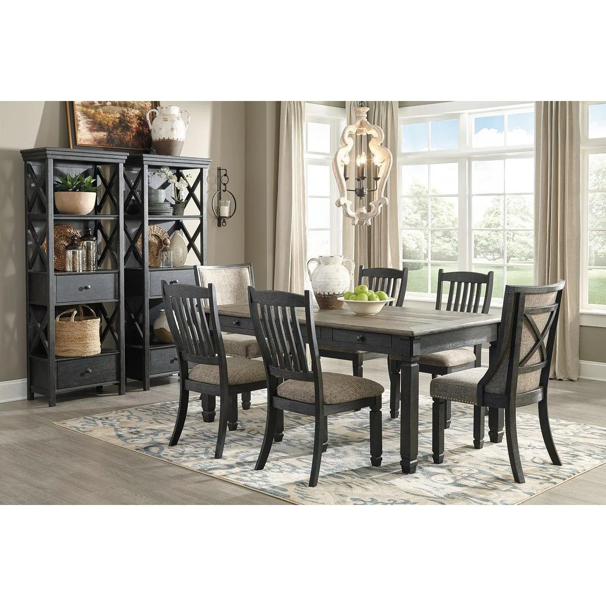 Tyler Creek - Dark Gray - 2 Pc. - Display Cabinets - Image 2