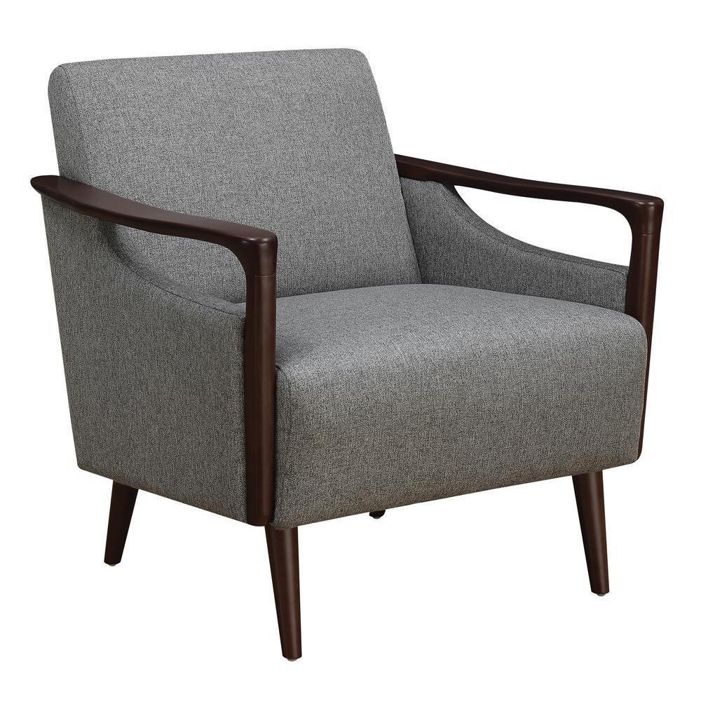 Upholstered Accent Chair - Gray