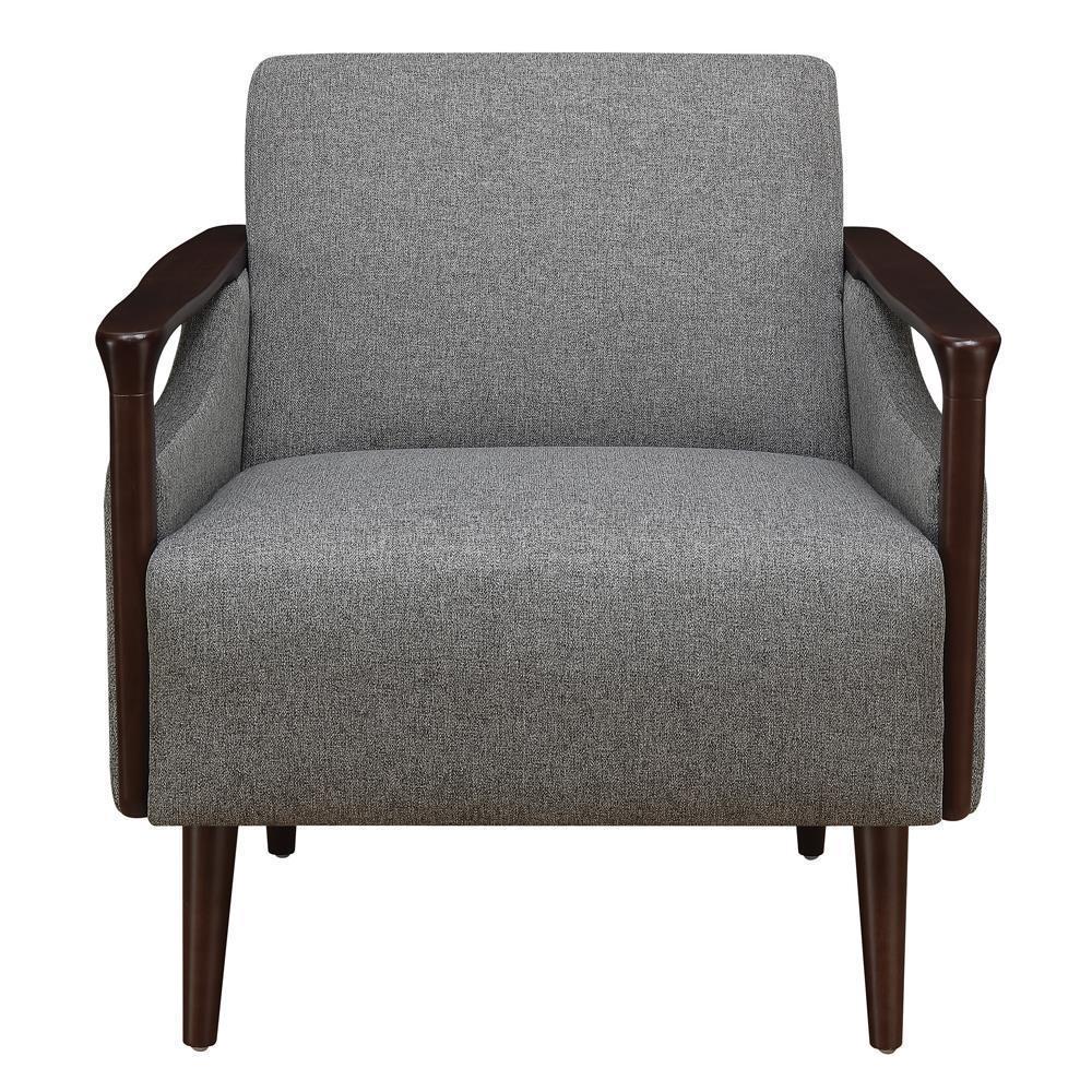 Upholstered Accent Chair - Gray - Image 2
