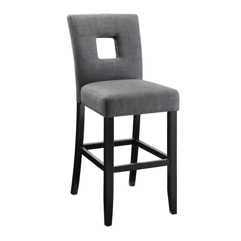 Upholstered Counter Height Stool - Gray - Image 5