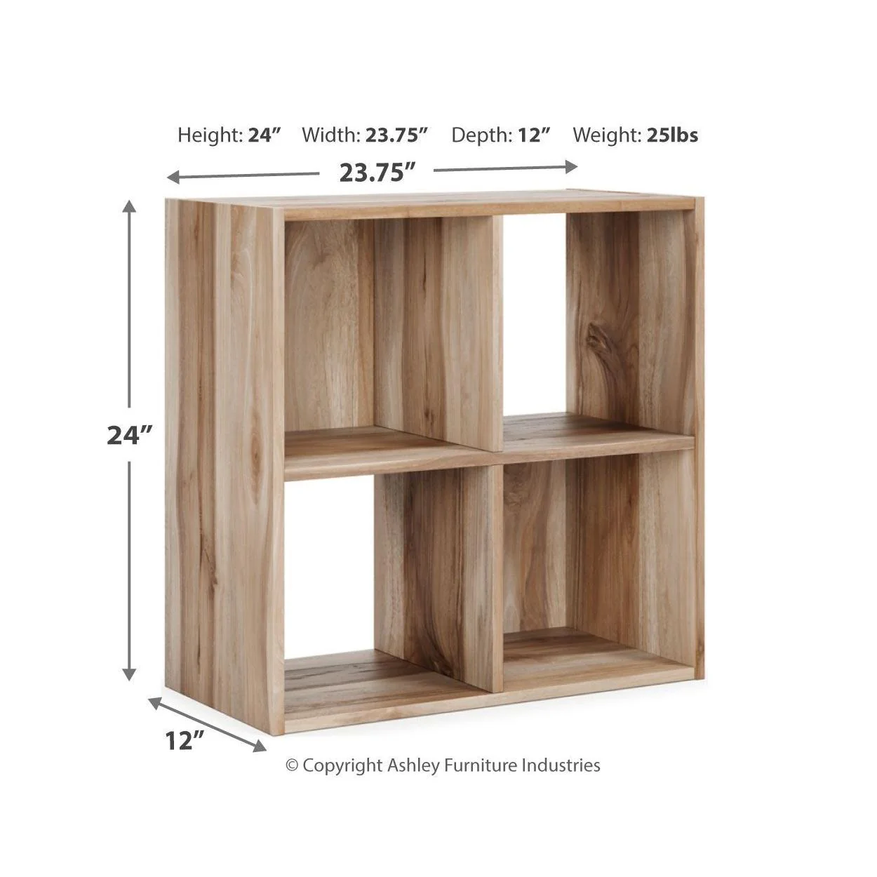 Vaibryn - Brown - Four Cube Organizer - Image 9
