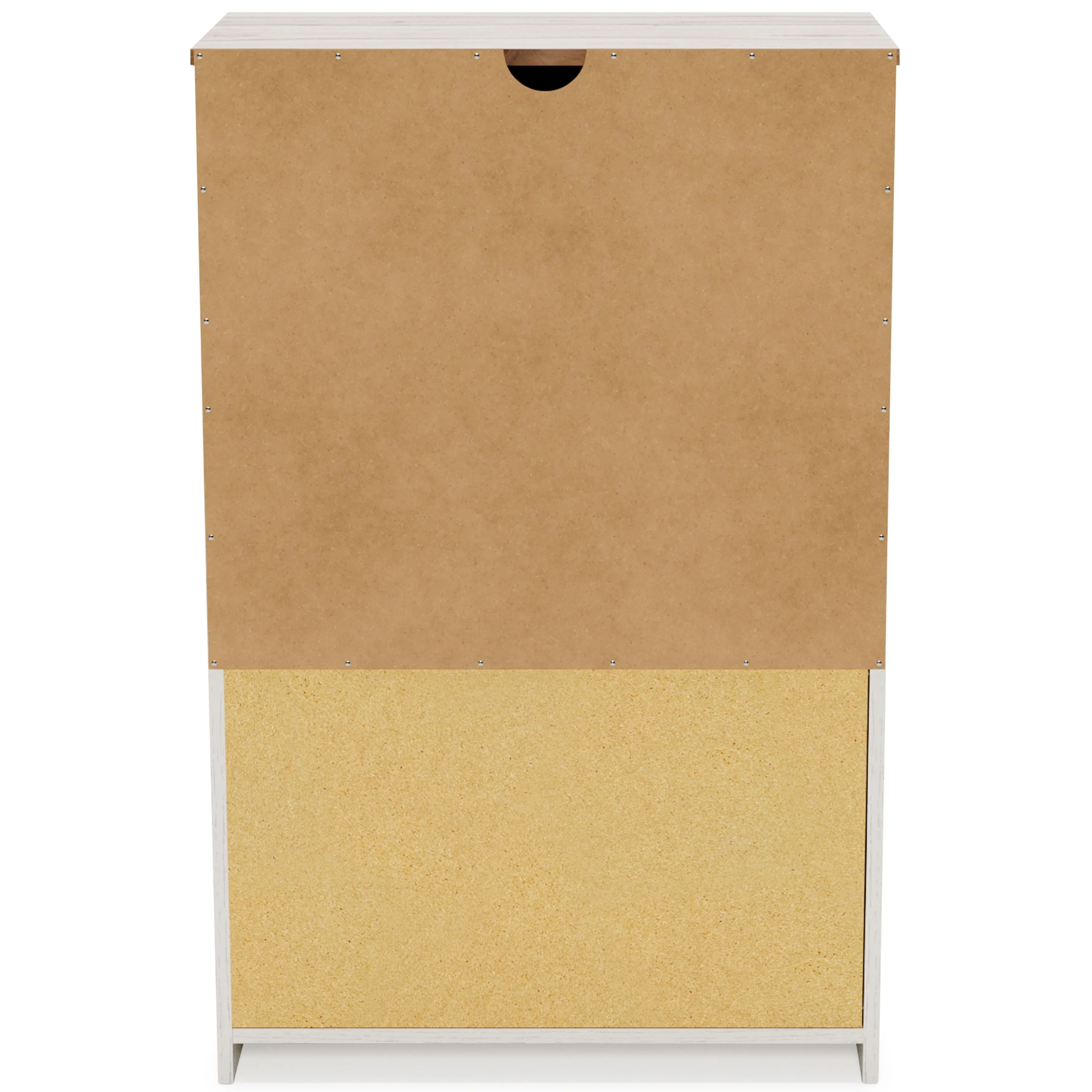 Vaibryn - White / Brown / Beige - Five Drawer Chest - Image 6
