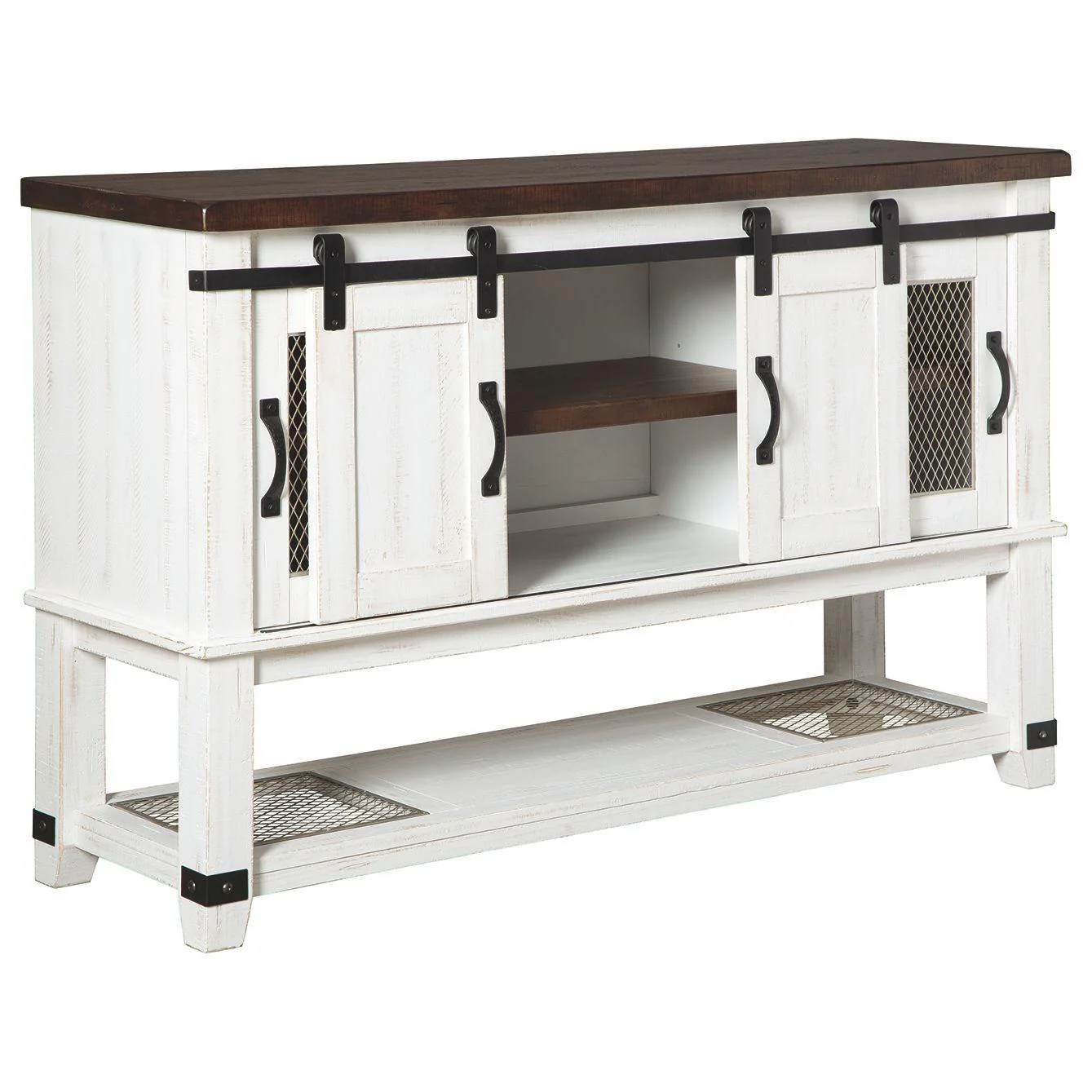 Valebeck - White/brown - Dining Room Server - Image 3