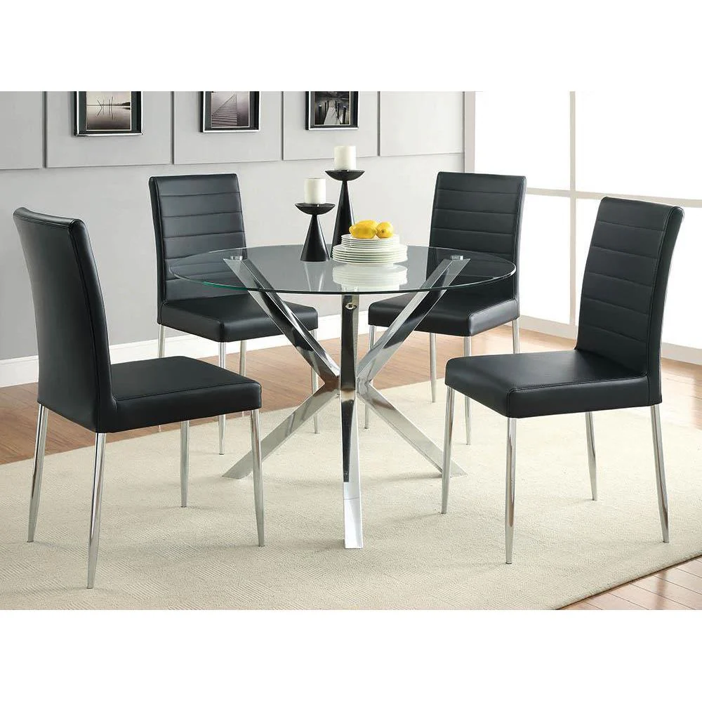 Vance Upholstered Dining Chairs - Black (set Of 4) - Image 10