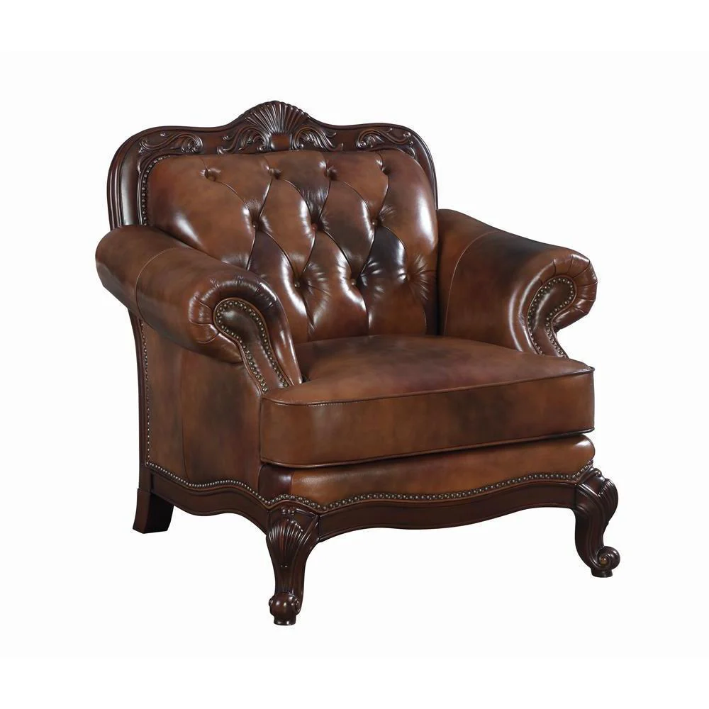 Victoria - Arm Chair - Brown
