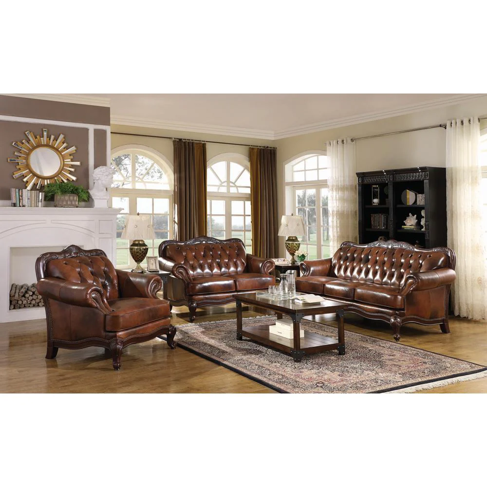 Victoria - Arm Chair - Brown - Image 3