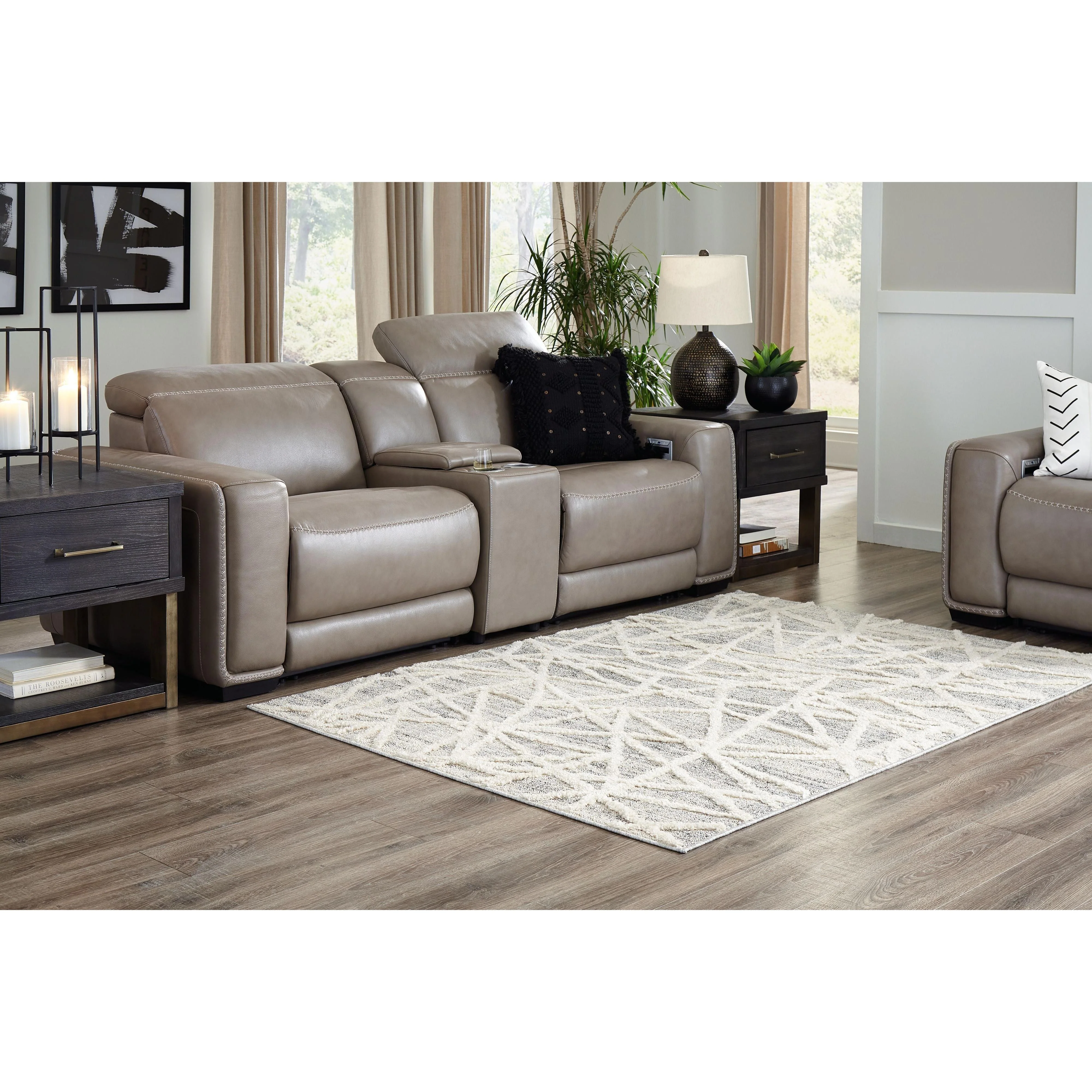 Violasen - Cream/beige/gray - Medium Rug - Image 2