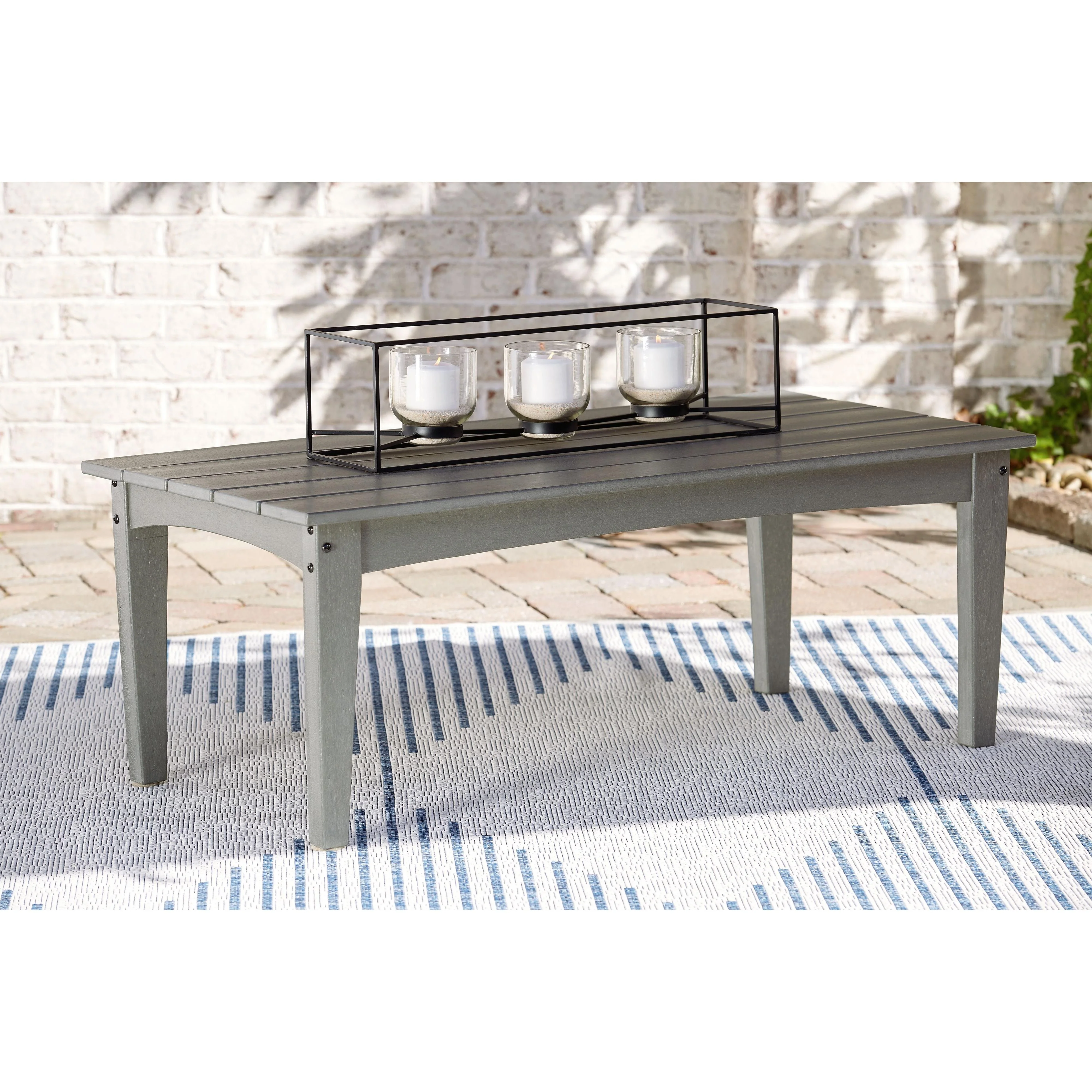 Visola - Gray - Rectangular Cocktail Table - Image 2