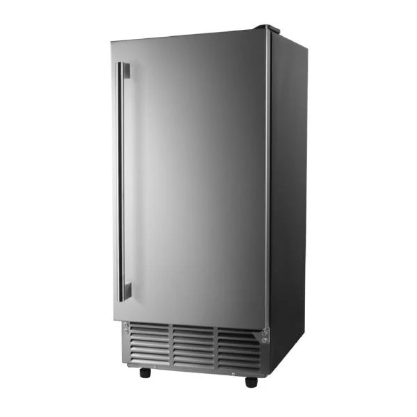 Vitara 15" Indoor Built-In Ice Maker w/LED Lighting in Stainless Steel - Image 2