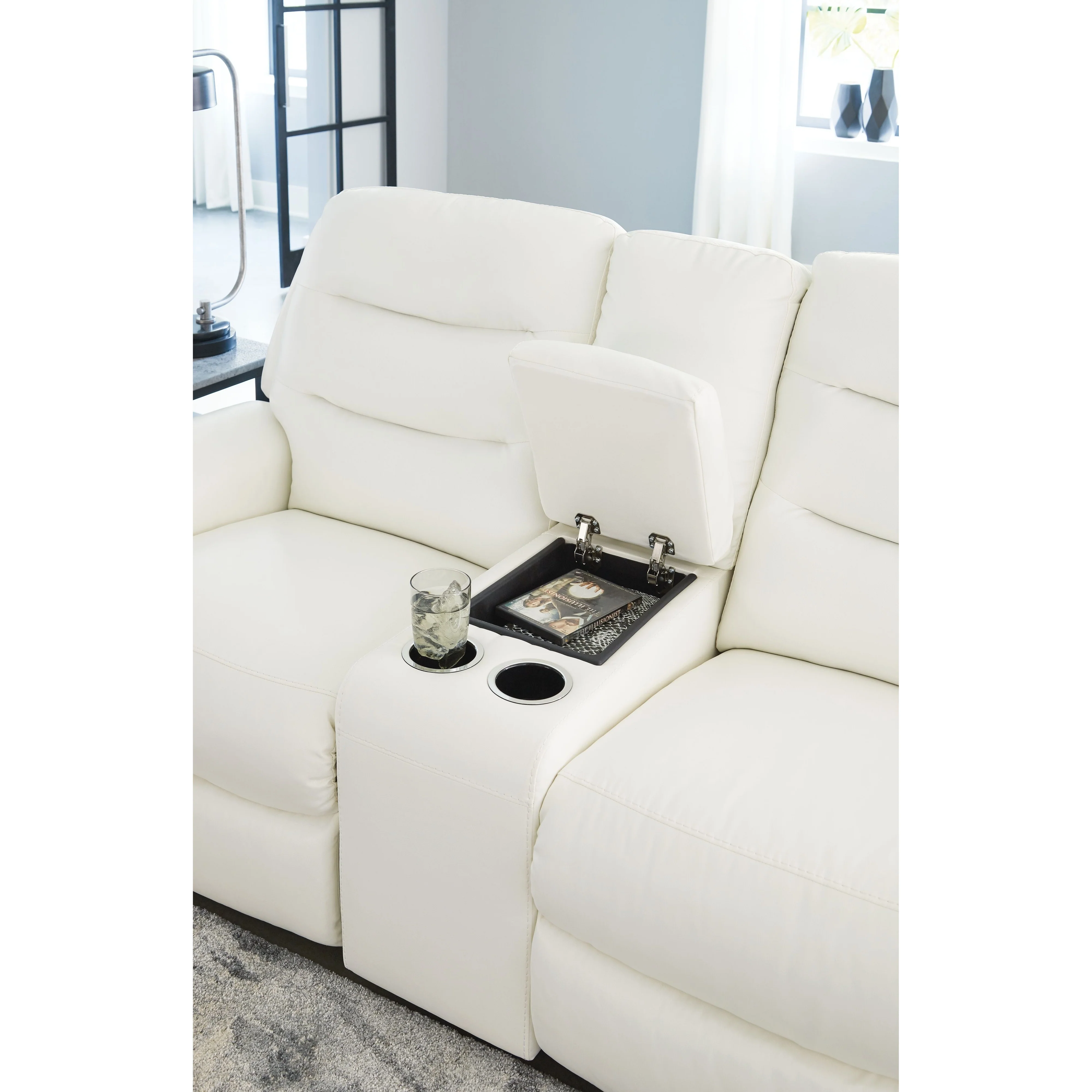 Warlin - White - Pwr Rec Loveseat/con/adj Hdrst - Image 19