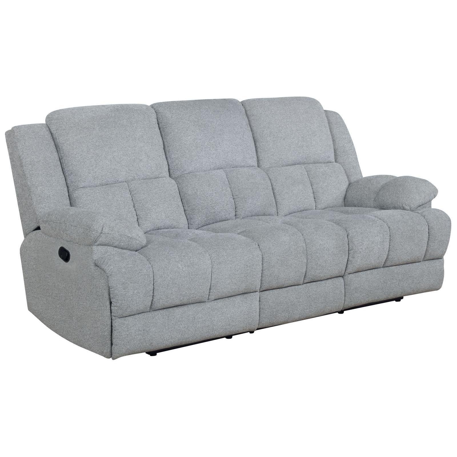 Waterbury Collection - Motion Sofa - Grey - Image 3