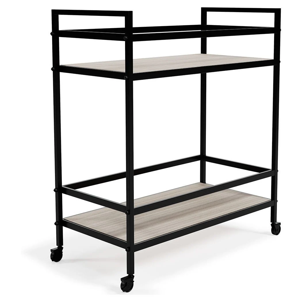 Waylowe - Black/tan - Bar Cart - Image 10