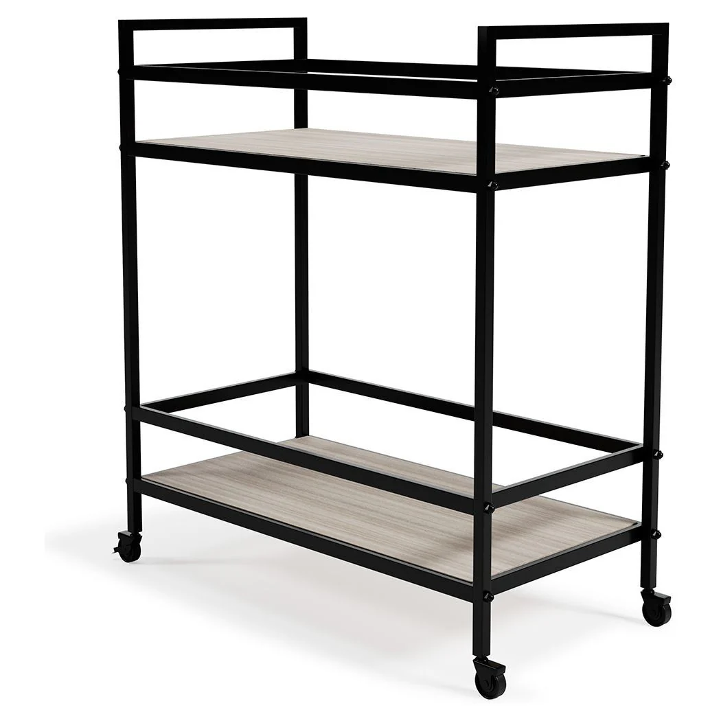 Waylowe - Black/tan - Bar Cart - Image 13