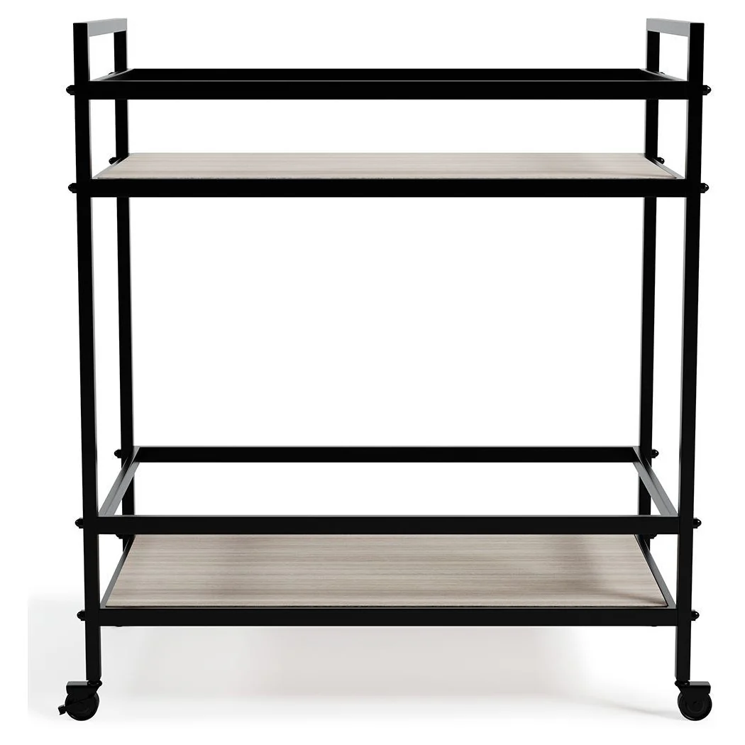 Waylowe - Black/tan - Bar Cart - Image 3
