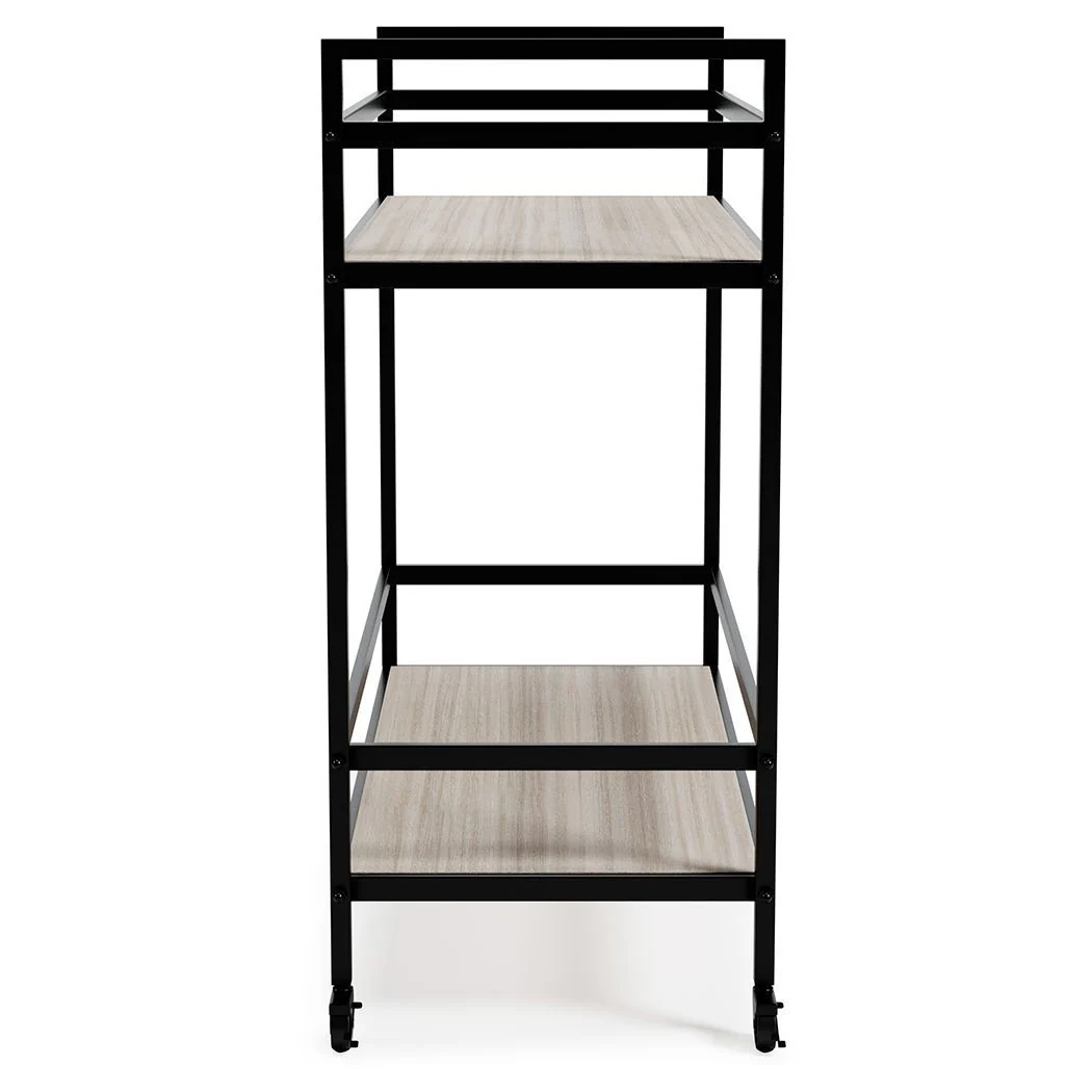 Waylowe - Black/tan - Bar Cart - Image 5