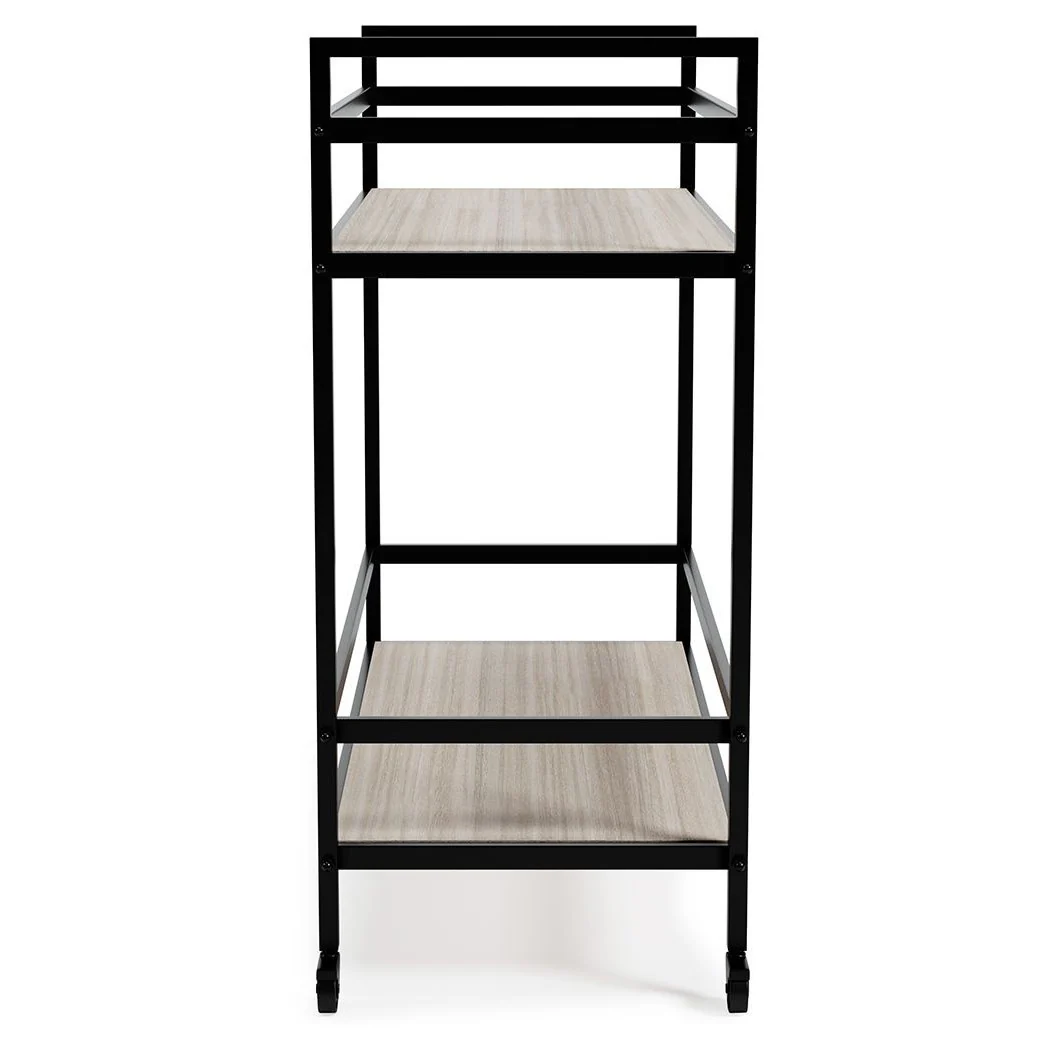 Waylowe - Black/tan - Bar Cart - Image 7