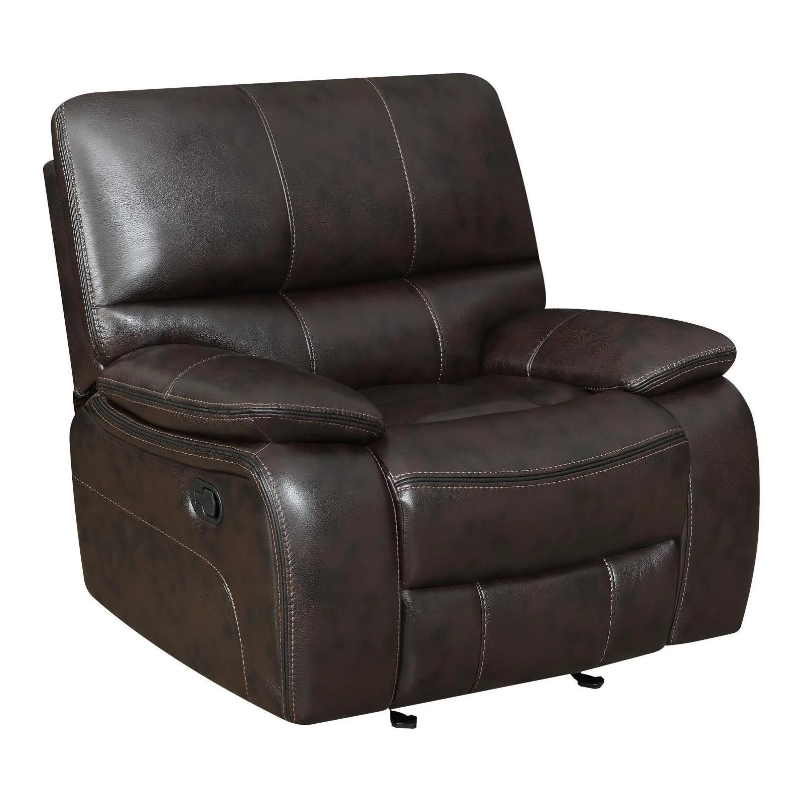 Weissman - Motion Glider Recliner - Brown - Image 3