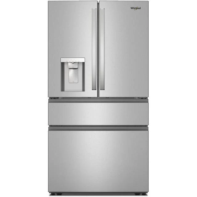 Whirlpool 29 CuFt Family-Sized Capacity French Door Refrigerator w/Flexible Temperature Drawer in Fingerprint-Resistant Stainless Finish